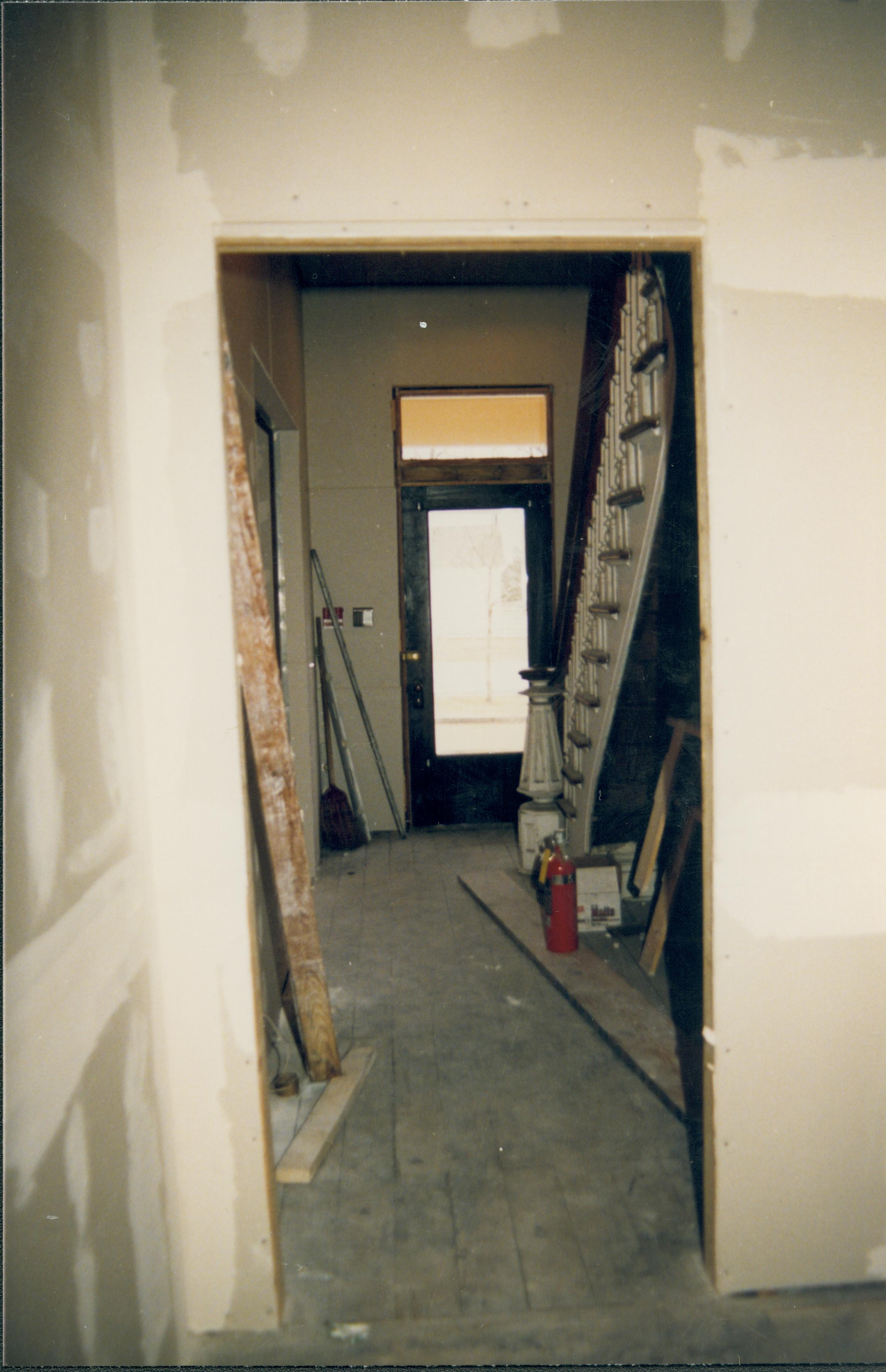 NA Lincoln Home NHS- Shutt House restoration Shutt House, restoration, door