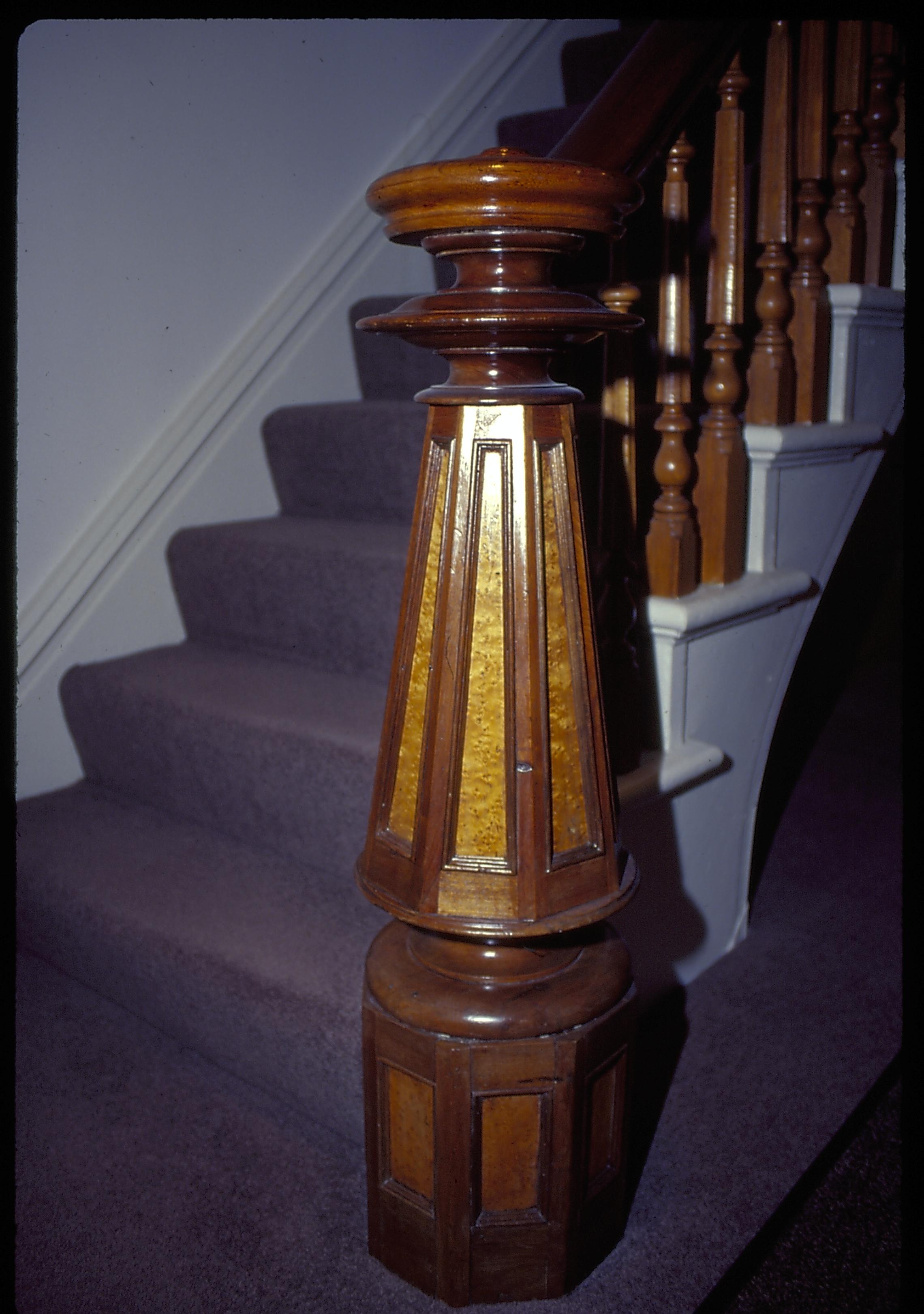 NA Lincoln Home NHS- Shutt House restoration, project staircase, 16, 105 Shutt House, restoration, post