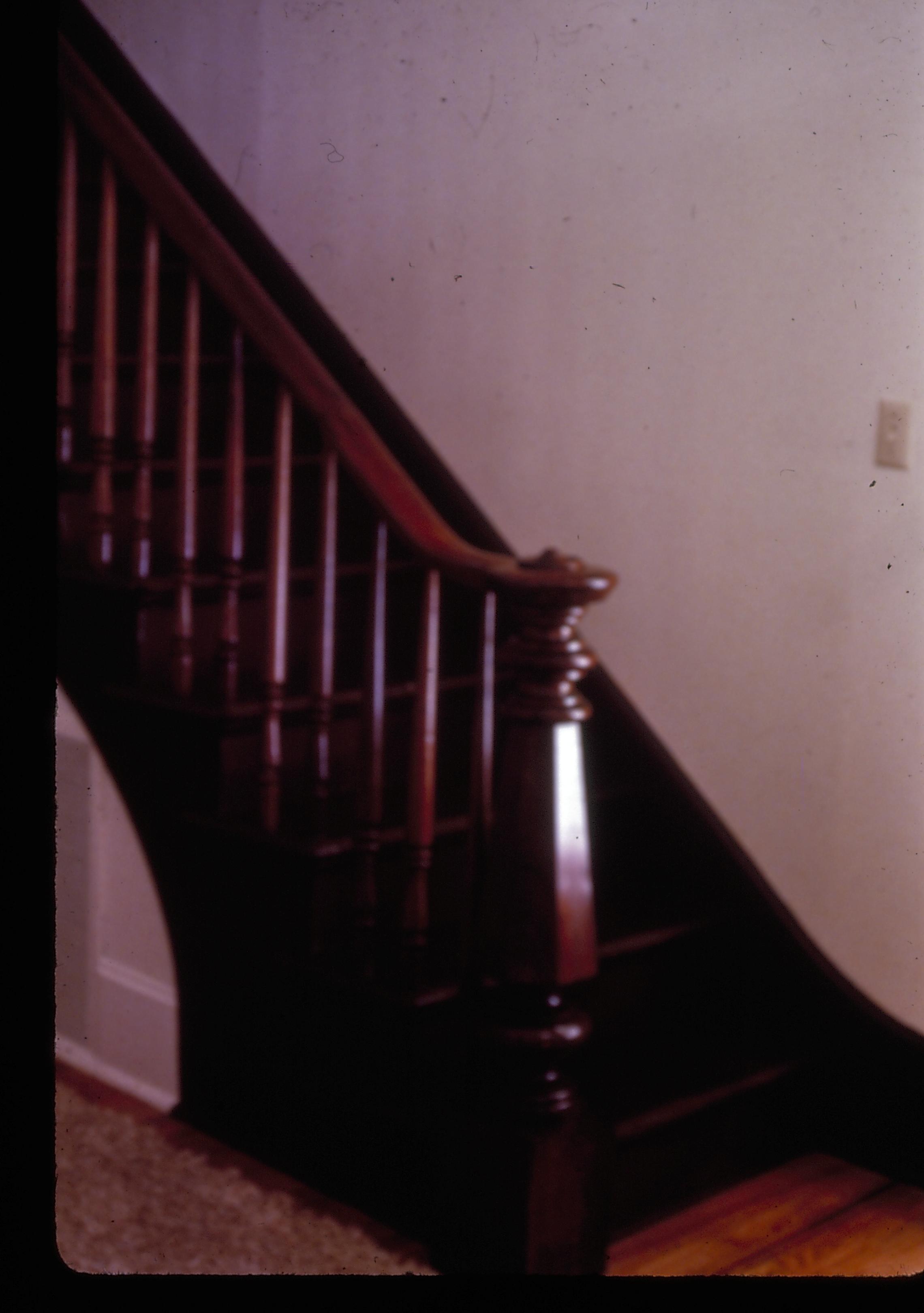 NA Lincoln Home NHS- Sprigg House Restoration, Archives/Other Homes stairs, railing