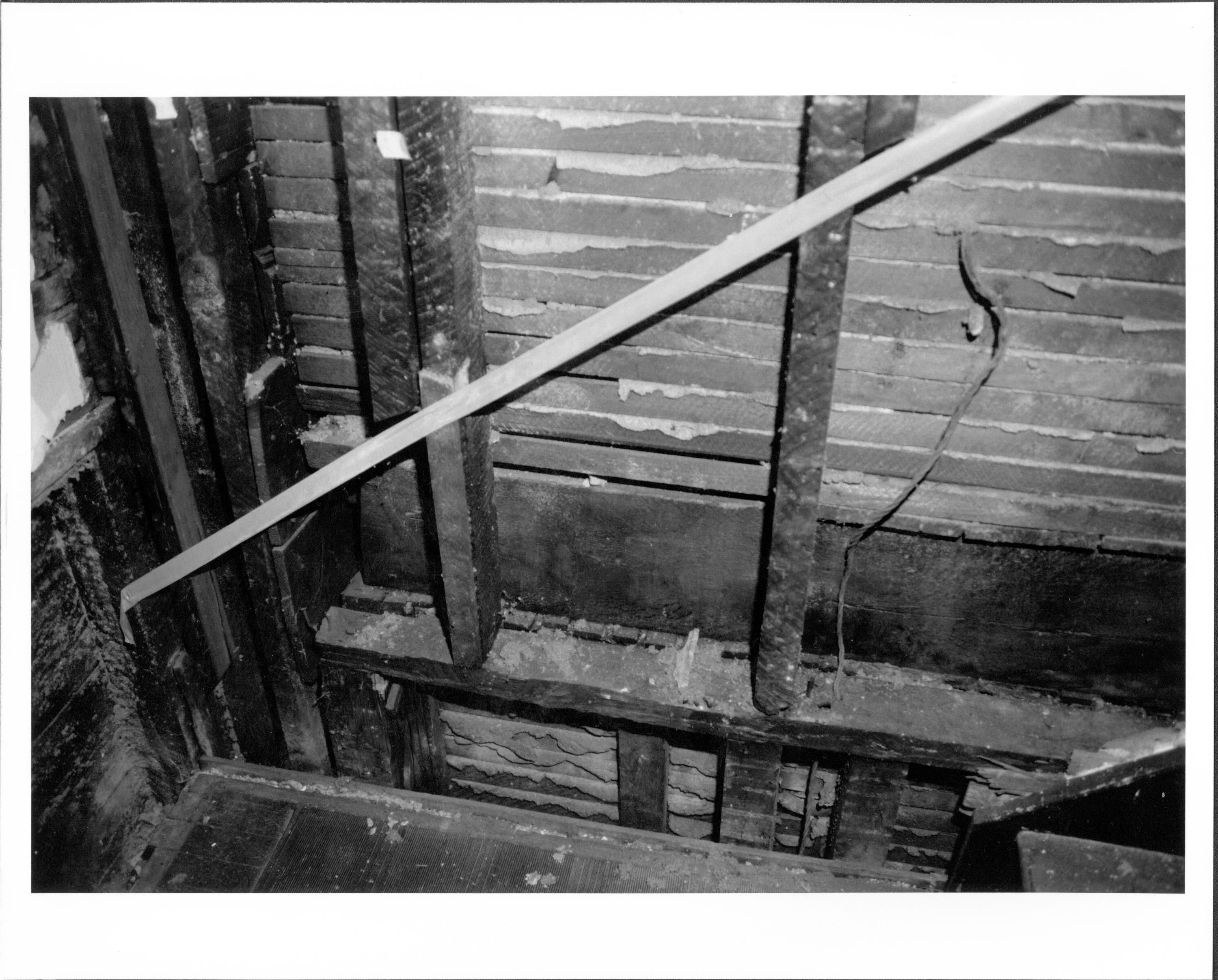 NA Lincoln Home NHS- Sprigg House Restoration Sprigg House, restoration, wall
