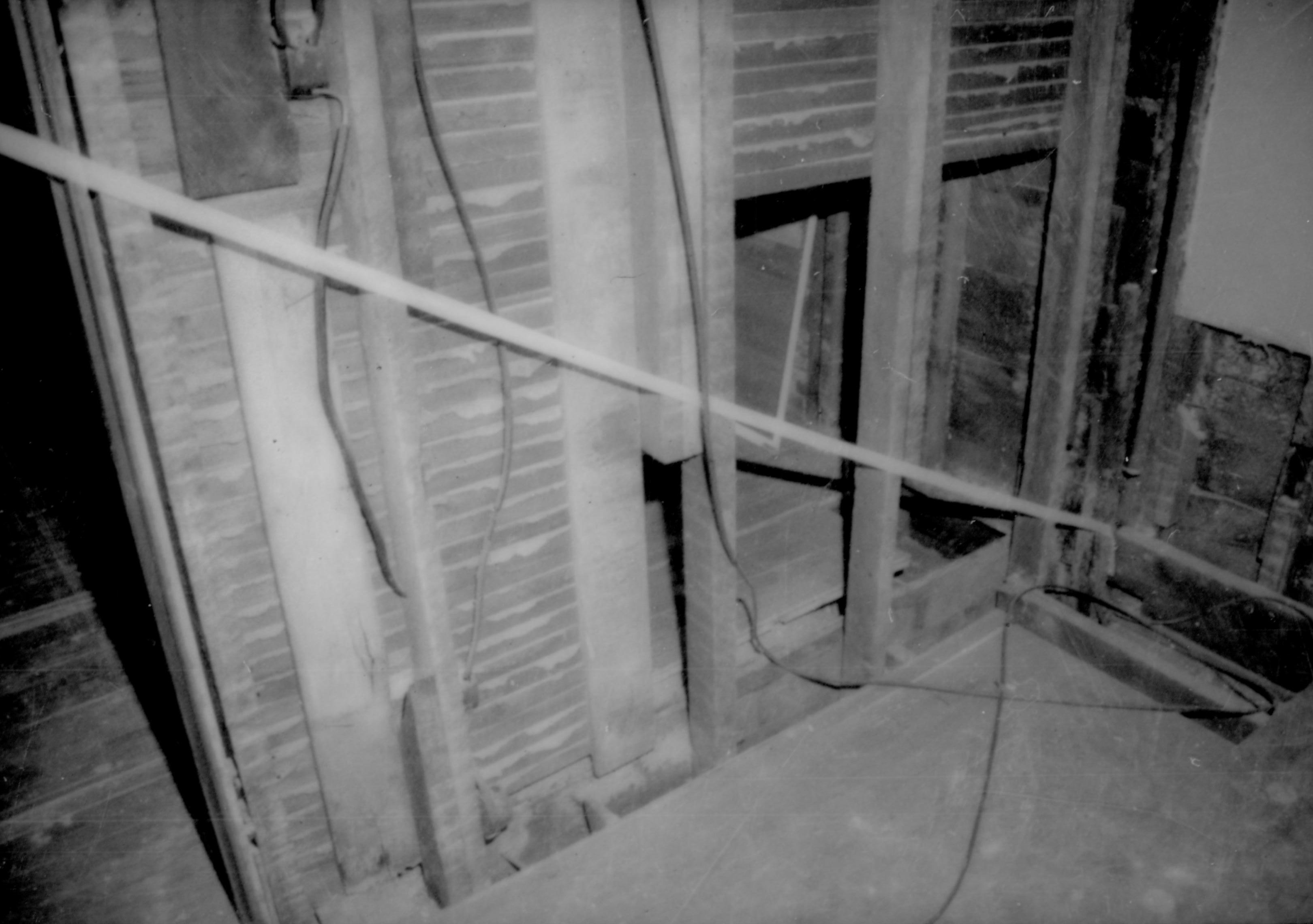 NA Lincoln Home NHS- Sprigg House Restoration, Roll 3 Sprigg House, restoration, wall