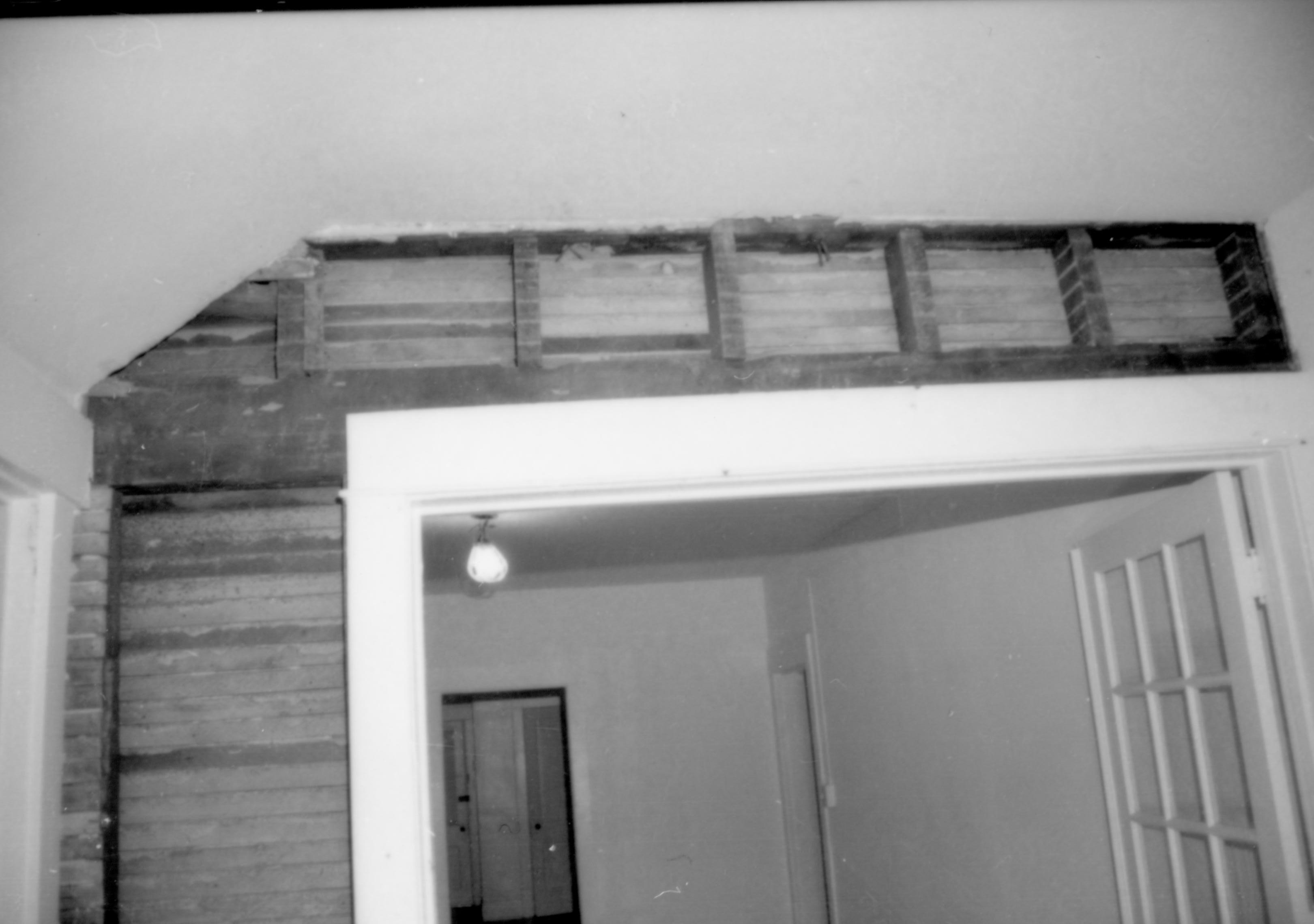 NA Lincoln Home NHS- Sprigg House Restoration, Roll 2 Sprigg House, restoration, wall