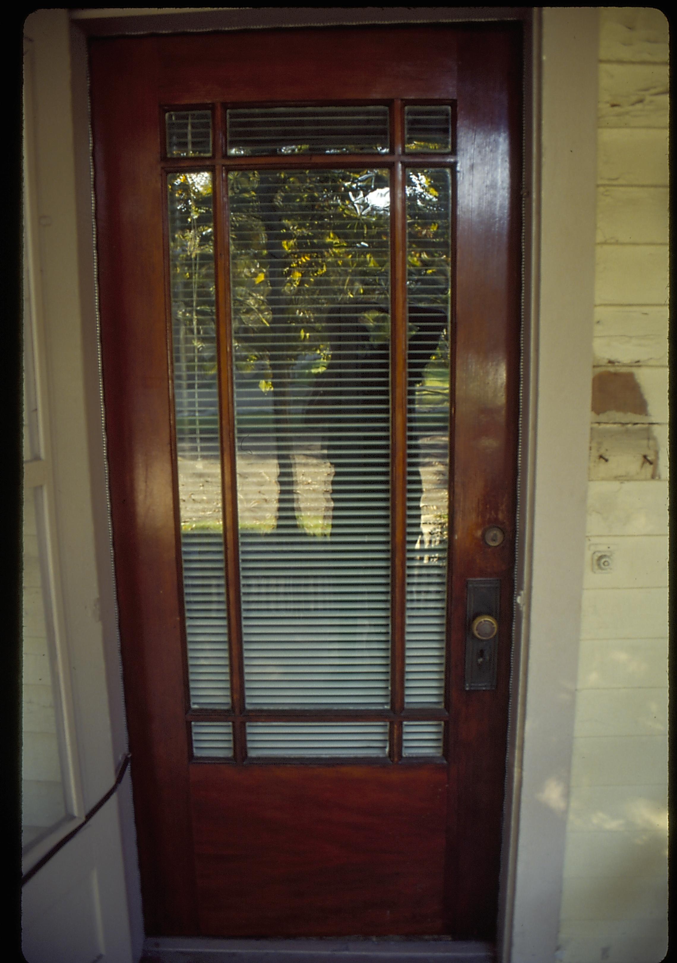 Sprigg House Lincoln Home NHS- Sprigg House Restoration, 11 Sprigg House, door