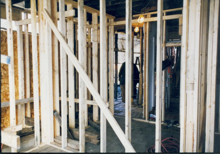 Sprigg House, interior under construction Lincoln Home NHS- Sprigg House, Roll N5 exp 6 Sprigg House, restoration