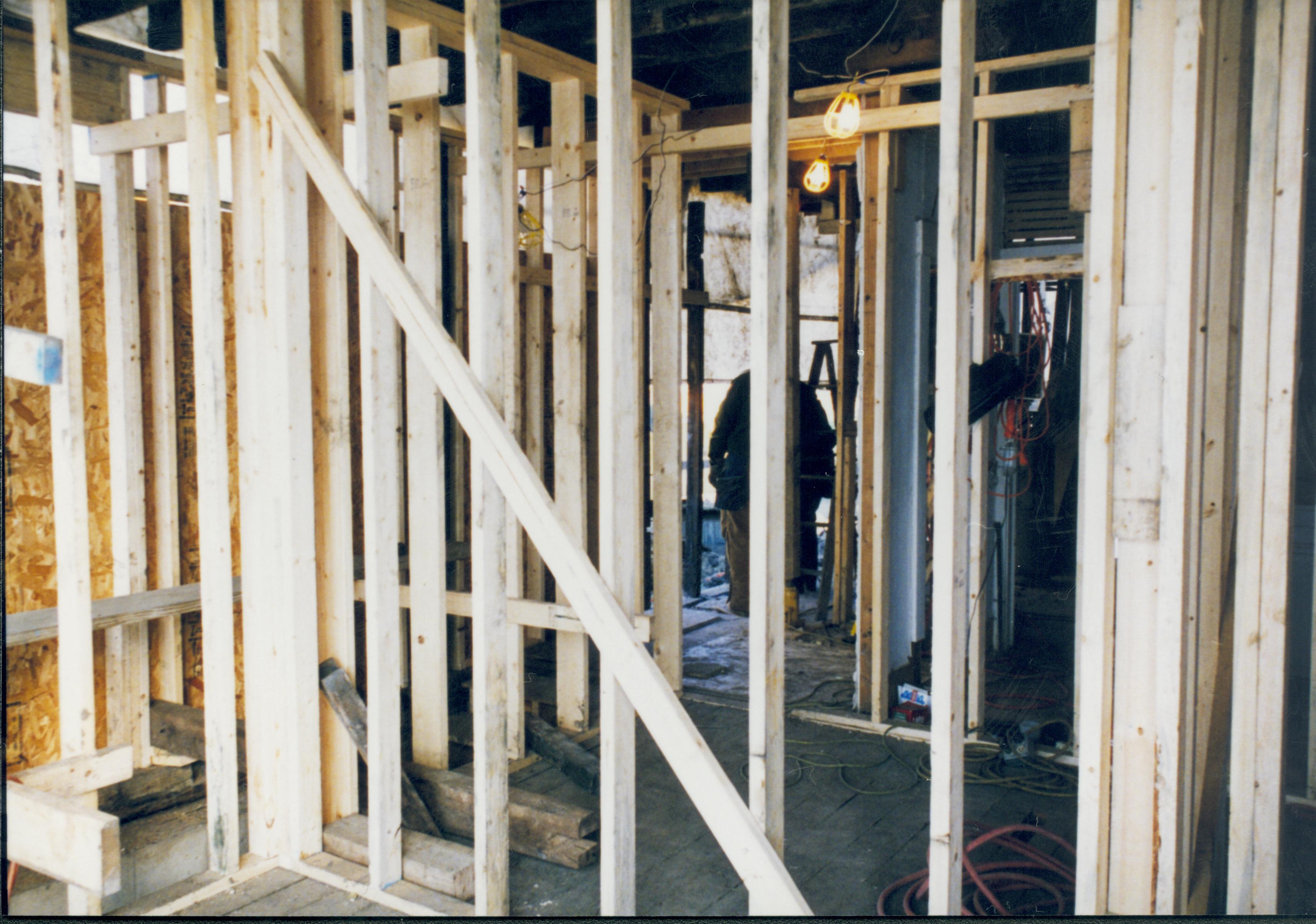 Sprigg House, interior under construction Lincoln Home NHS- Sprigg House, Roll N5 exp 6 Sprigg House, restoration