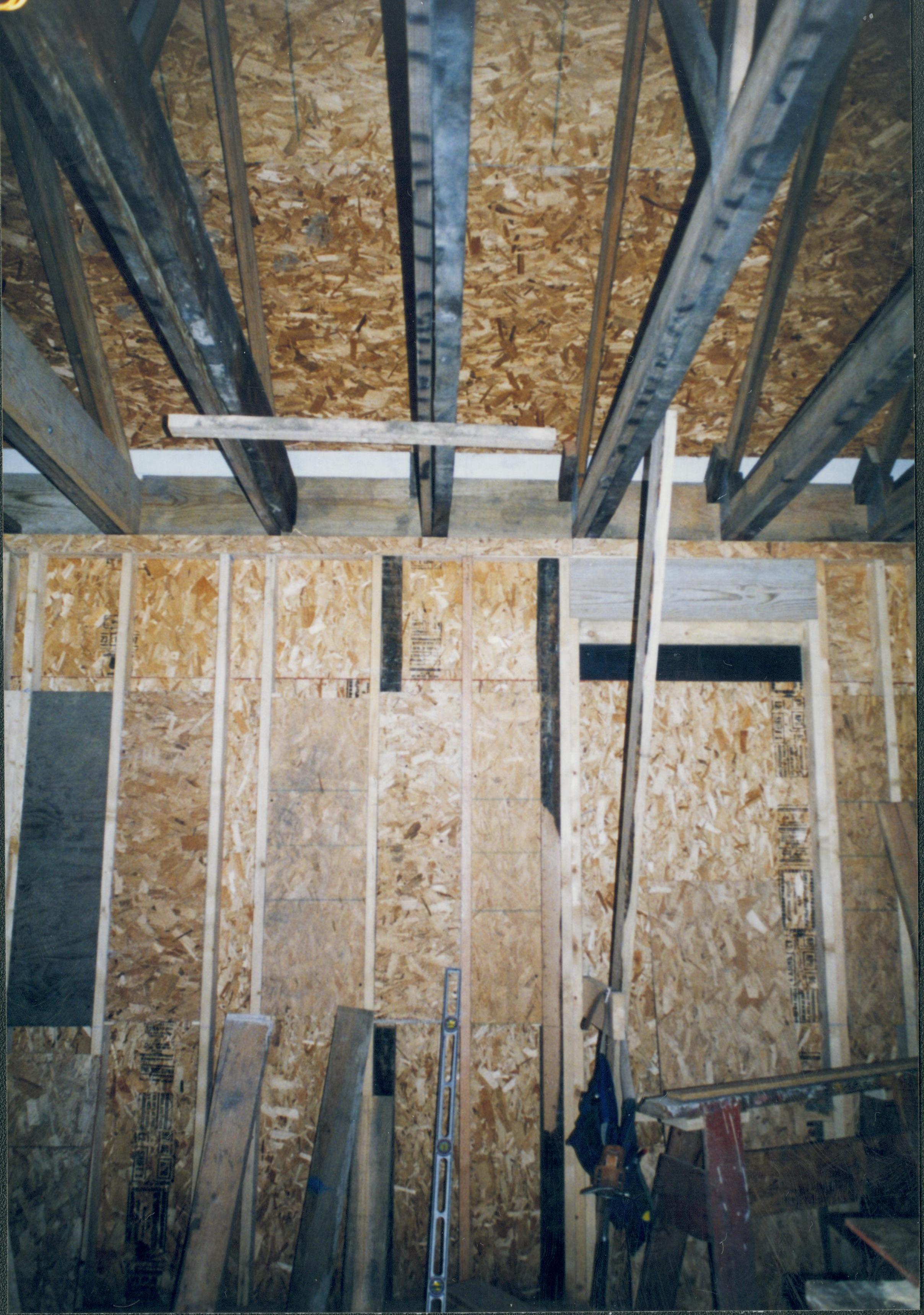 Sprigg House, wall and ceiling detail in room 103 Lincoln Home NHS- Sprigg House, Roll N1 exp 17 Sprigg House, restoration, construction