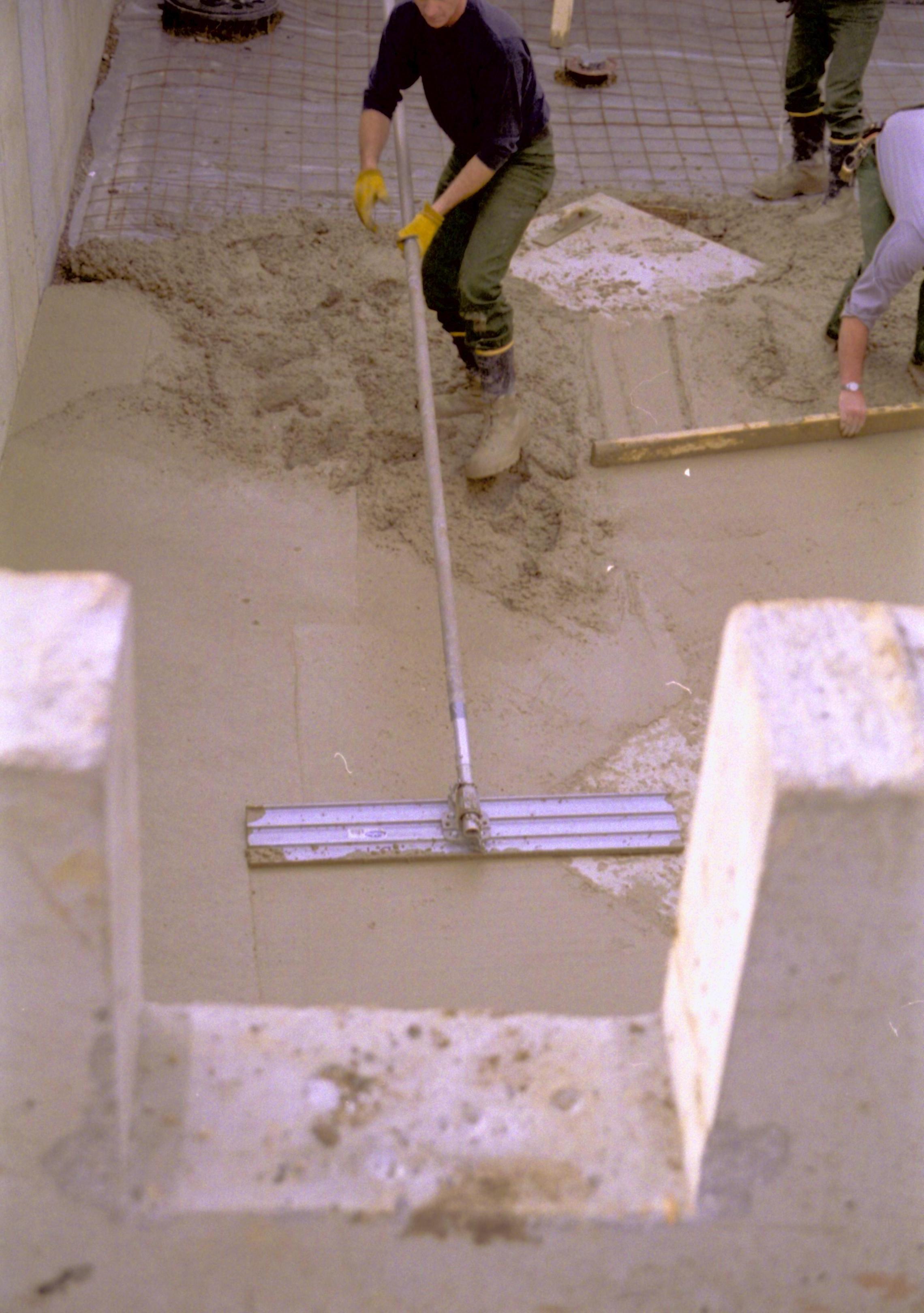 NA Lincoln Home NHS- Sprigg House, Sprigg #1 Photo/Corneau #3, January 1998 Corneau House, restoration, concrete