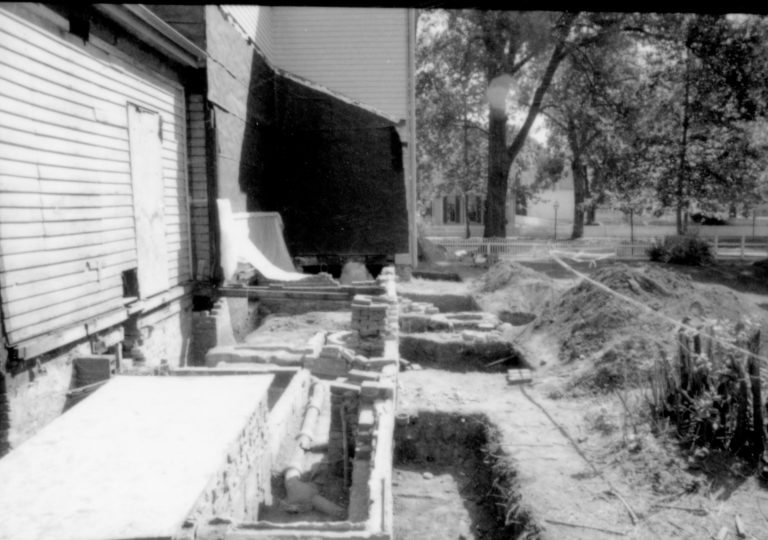 Sprigg House restoration Lincoln Home NHS- Sprigg House HS-11, Roll 1998-9C, exp 6 Sprigg House, restoration