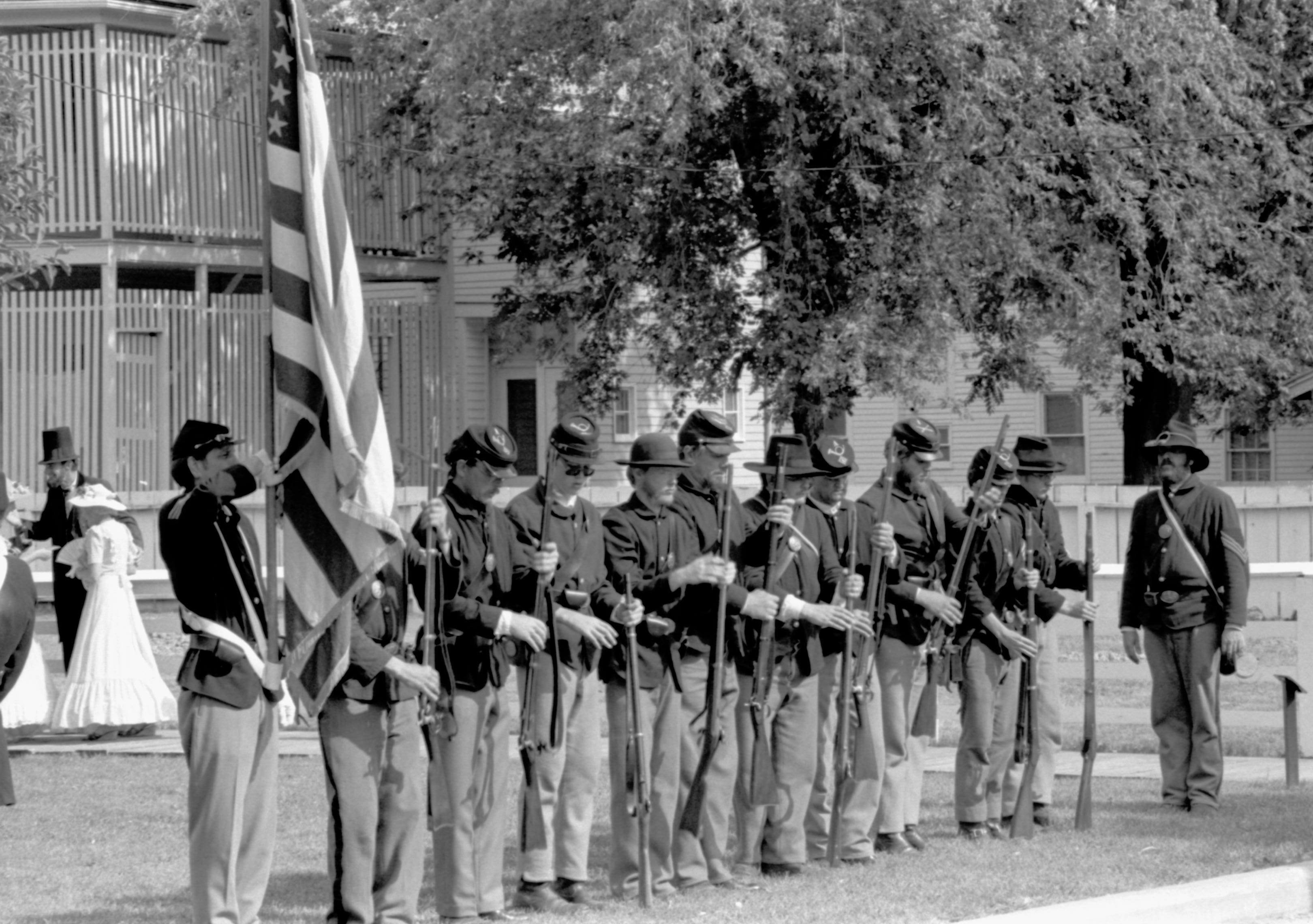 NA Lincoln Home NHS- Lincoln Festival, 58-B Lincoln Festival, soldiers