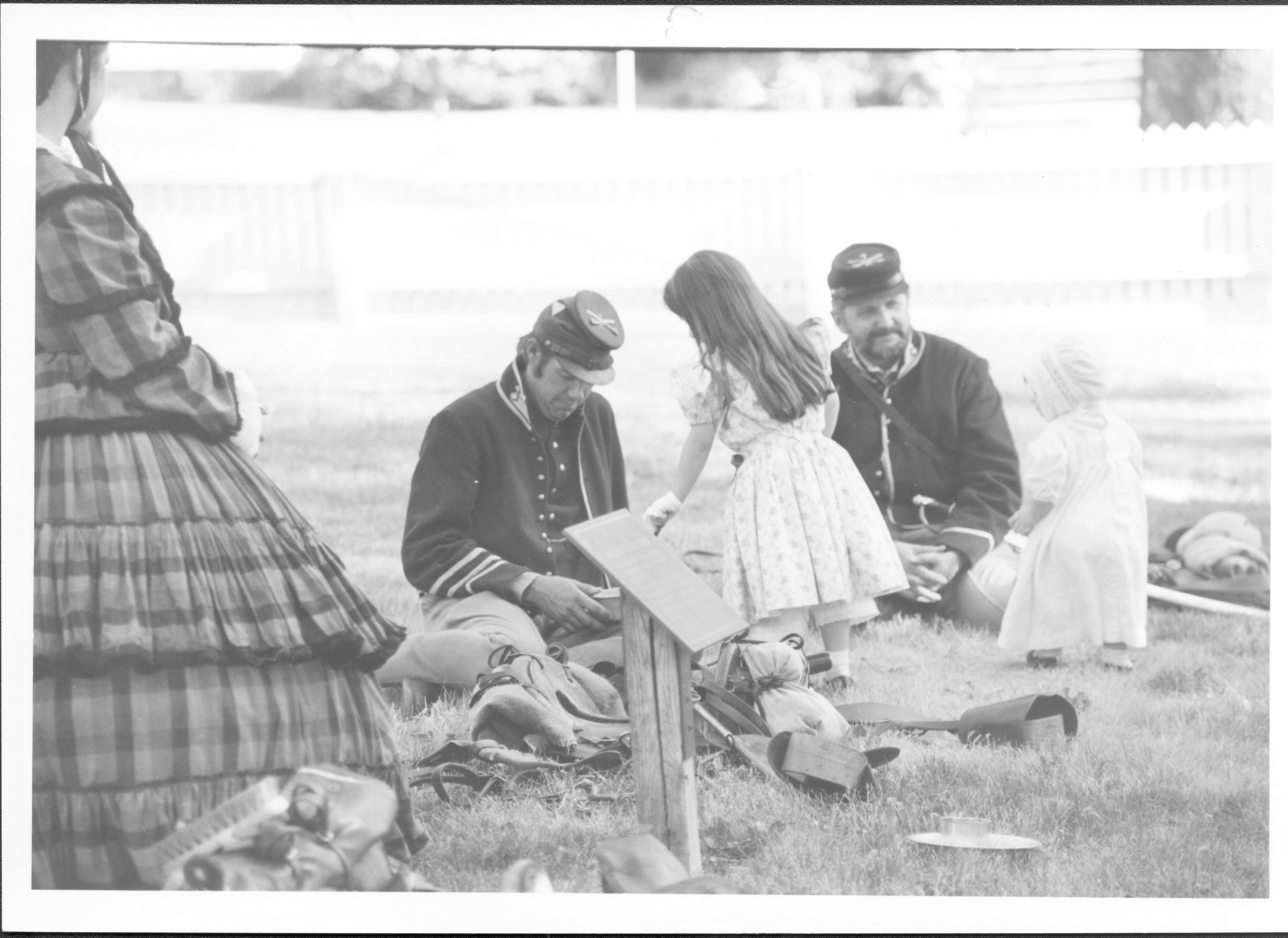 Members of teh 114th Illinois Infantry (reactivated)- prior to 1988 Lincoln Home NHS- Lincoln Festival Lincoln Festival, infantry