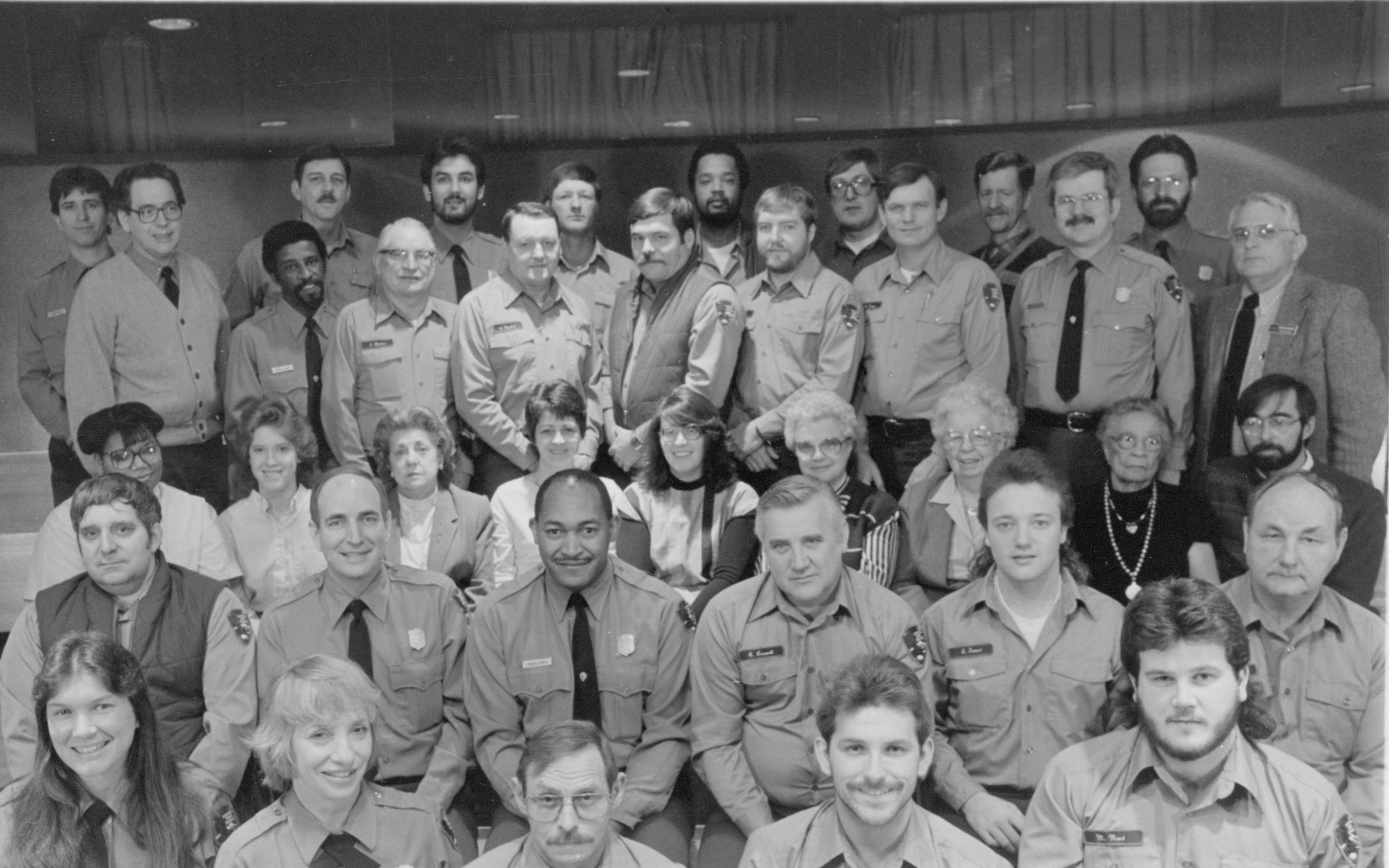 Staff group picture, circa 1988 LIHO Staff, group photograph