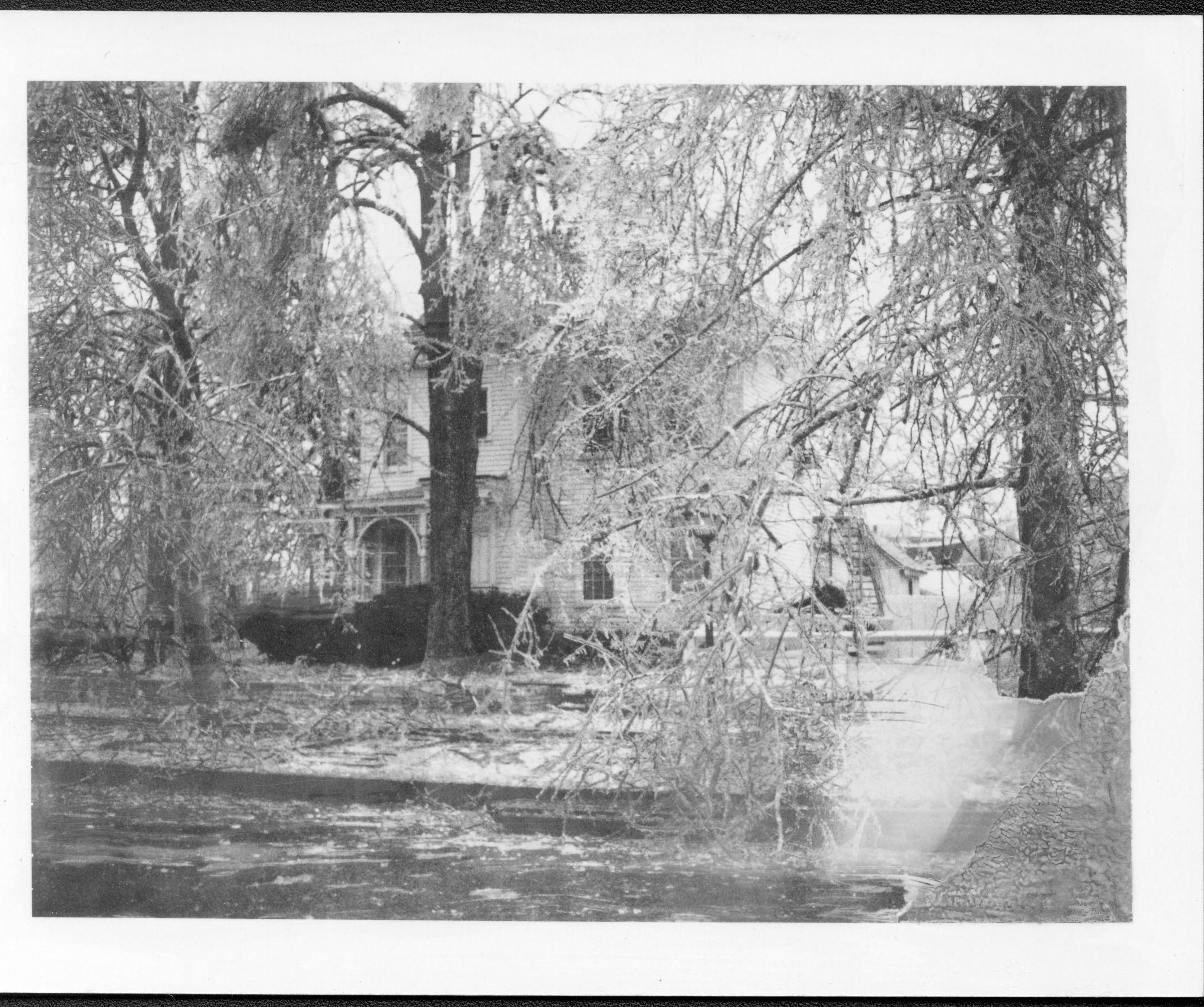 Ice Storm - Dean House Looking West Dean, Ice Storm