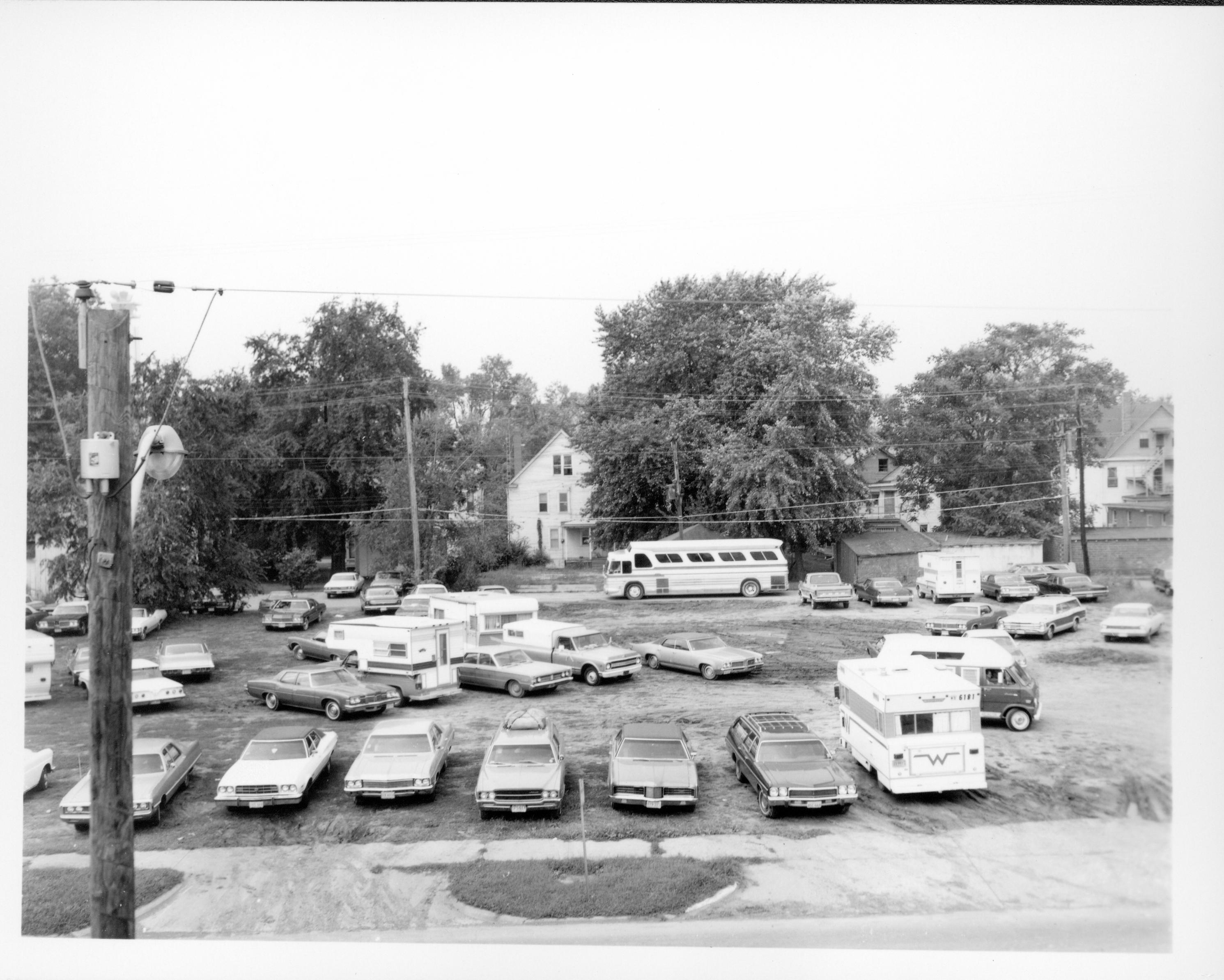 Legacy Garden - As a parking lot - As it was when NPS took over.  9th Street between Jackson and Edwards. 3-Aug 