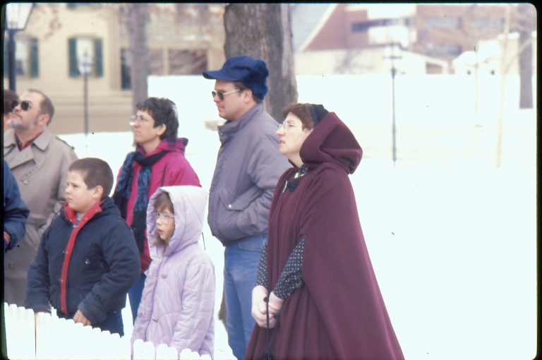 NA Archives - Special Programs and Events, 3/89 Interpretation, Costumes, Snow