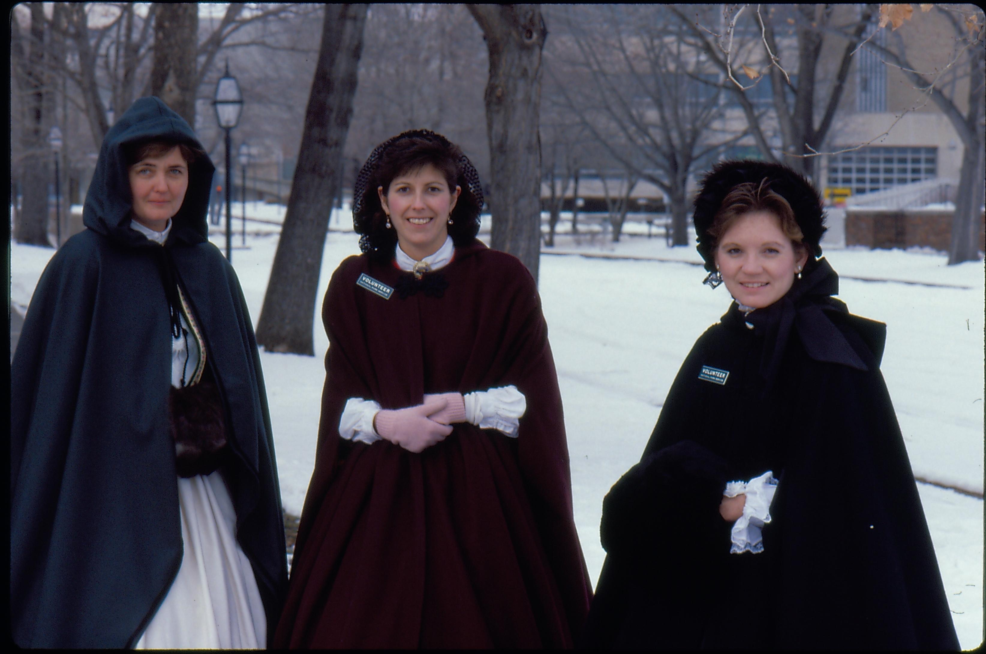 NA Archives - Special Programs and Events, 3/89 Interpretation, Costumes, Snow