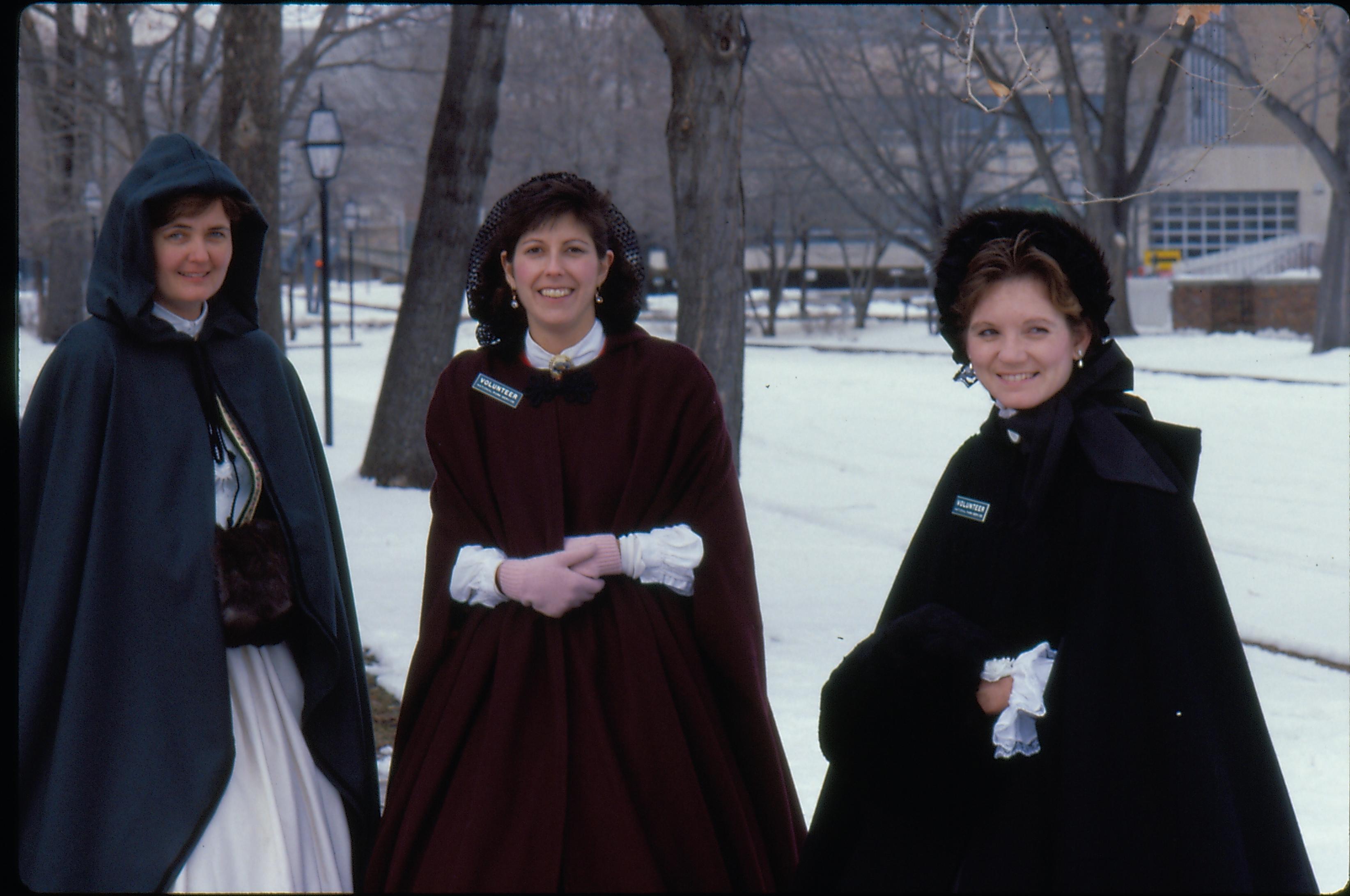 NA Archives - Special Programs and Events, 3/89 Interpretation, Costumes, Snow