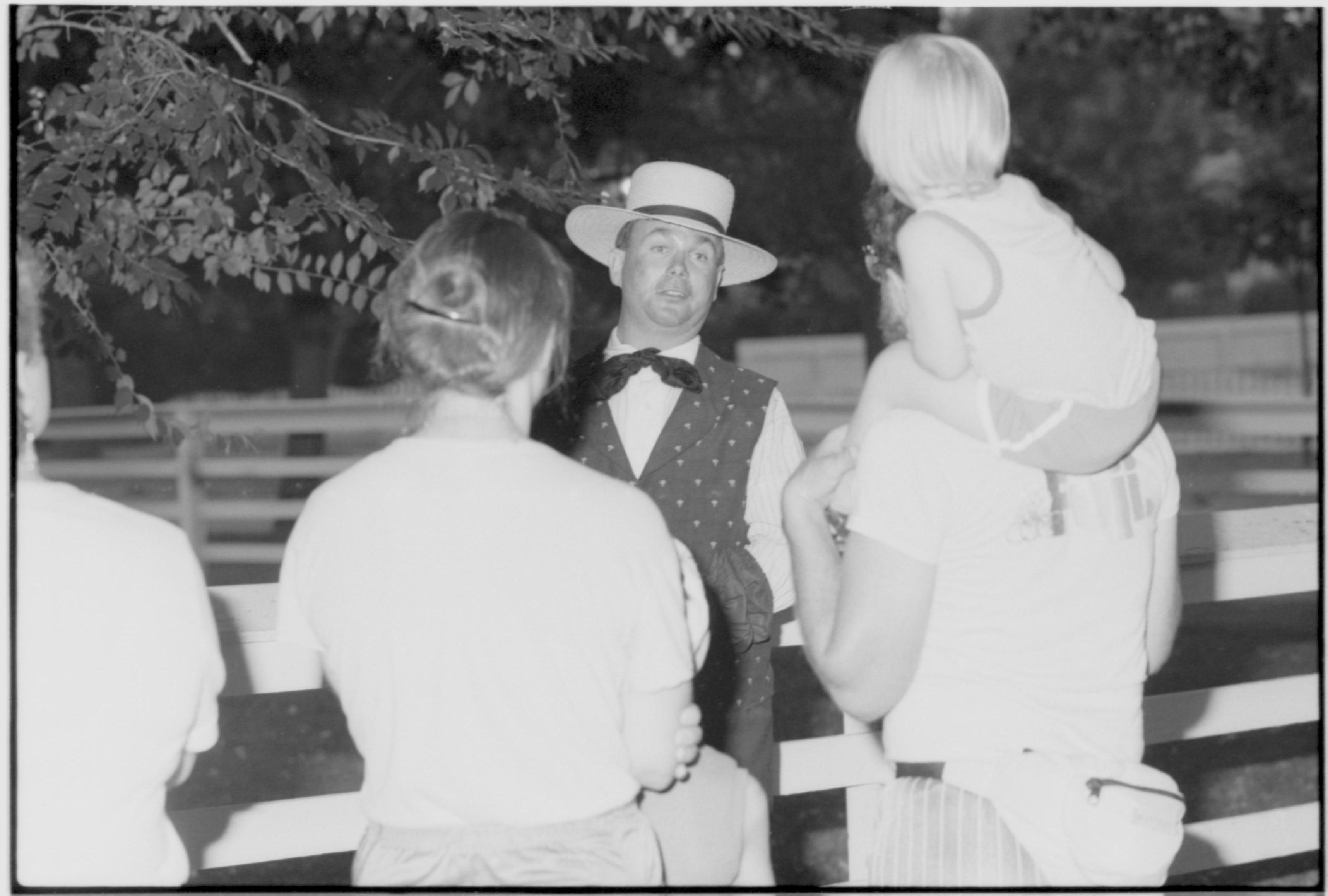 NA Jim Ranslow in period costume.  Judy Winkelmann in period costume. Interpretation, Costumes