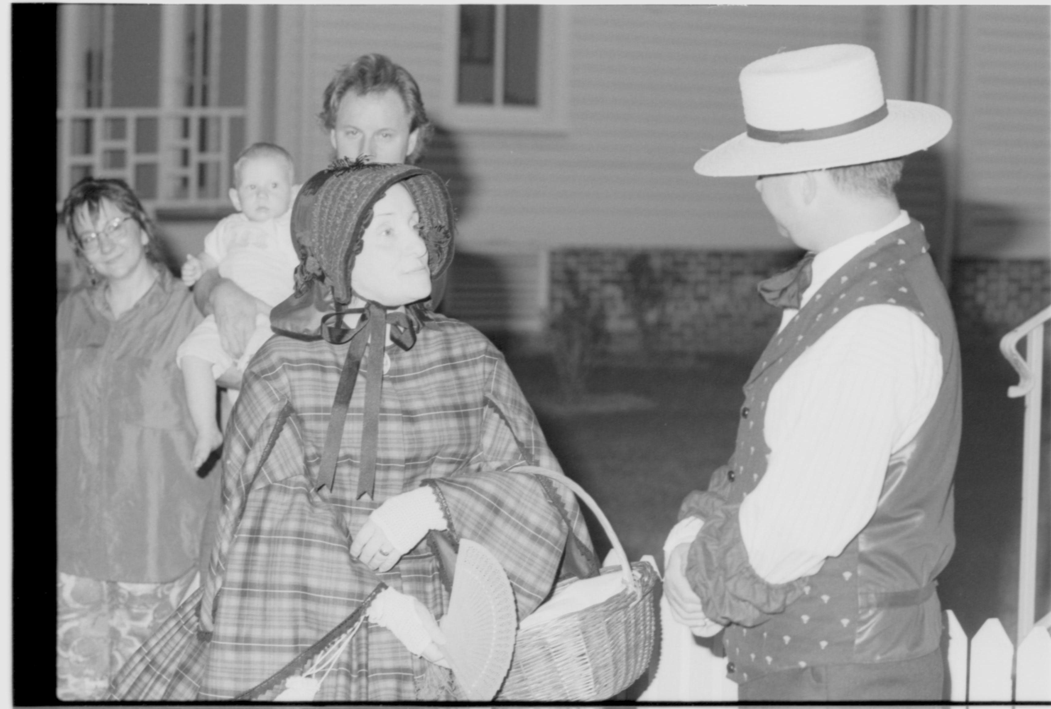 NA Jim Ranslow in period costume.  Judy Winkelmann in period costume. Interpretation, Costumes