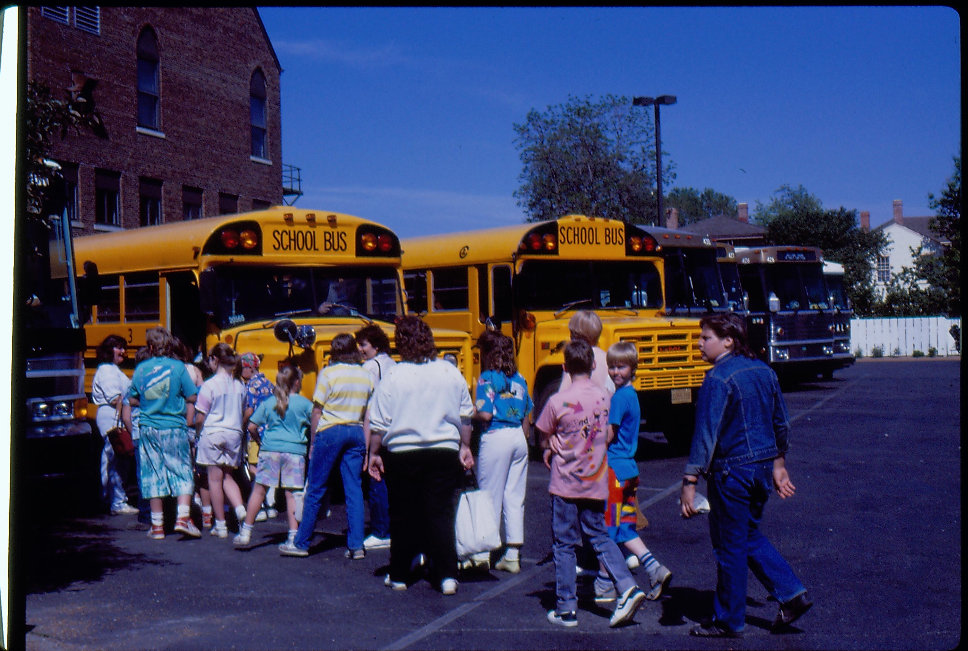 NA School Group Interpretation, Students, School Buses