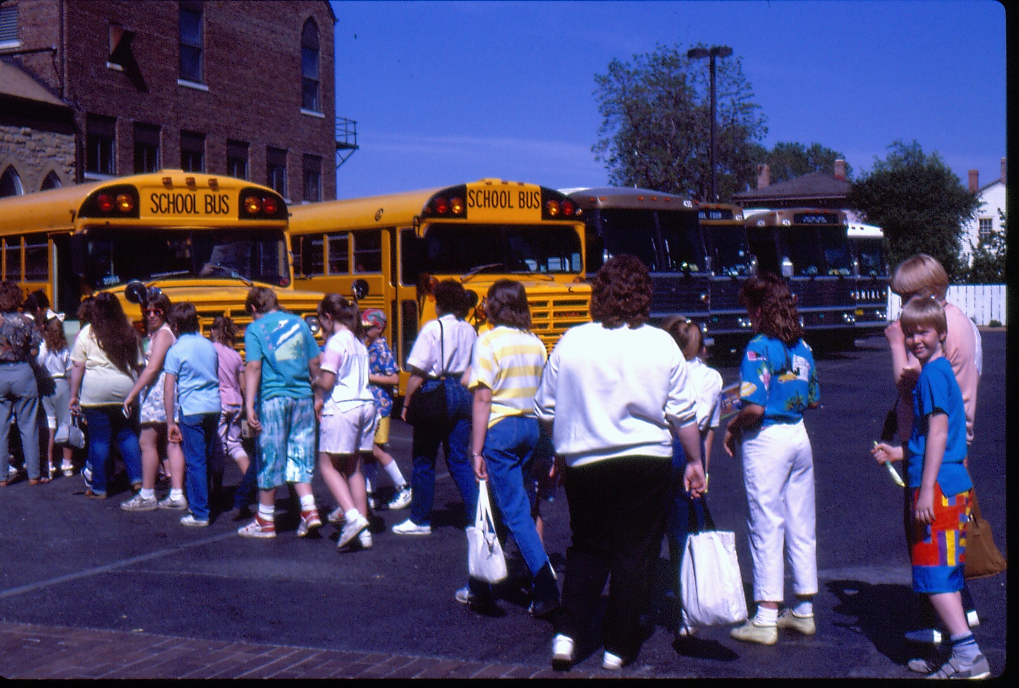 NA School Group Interpretation, Students, School Buses