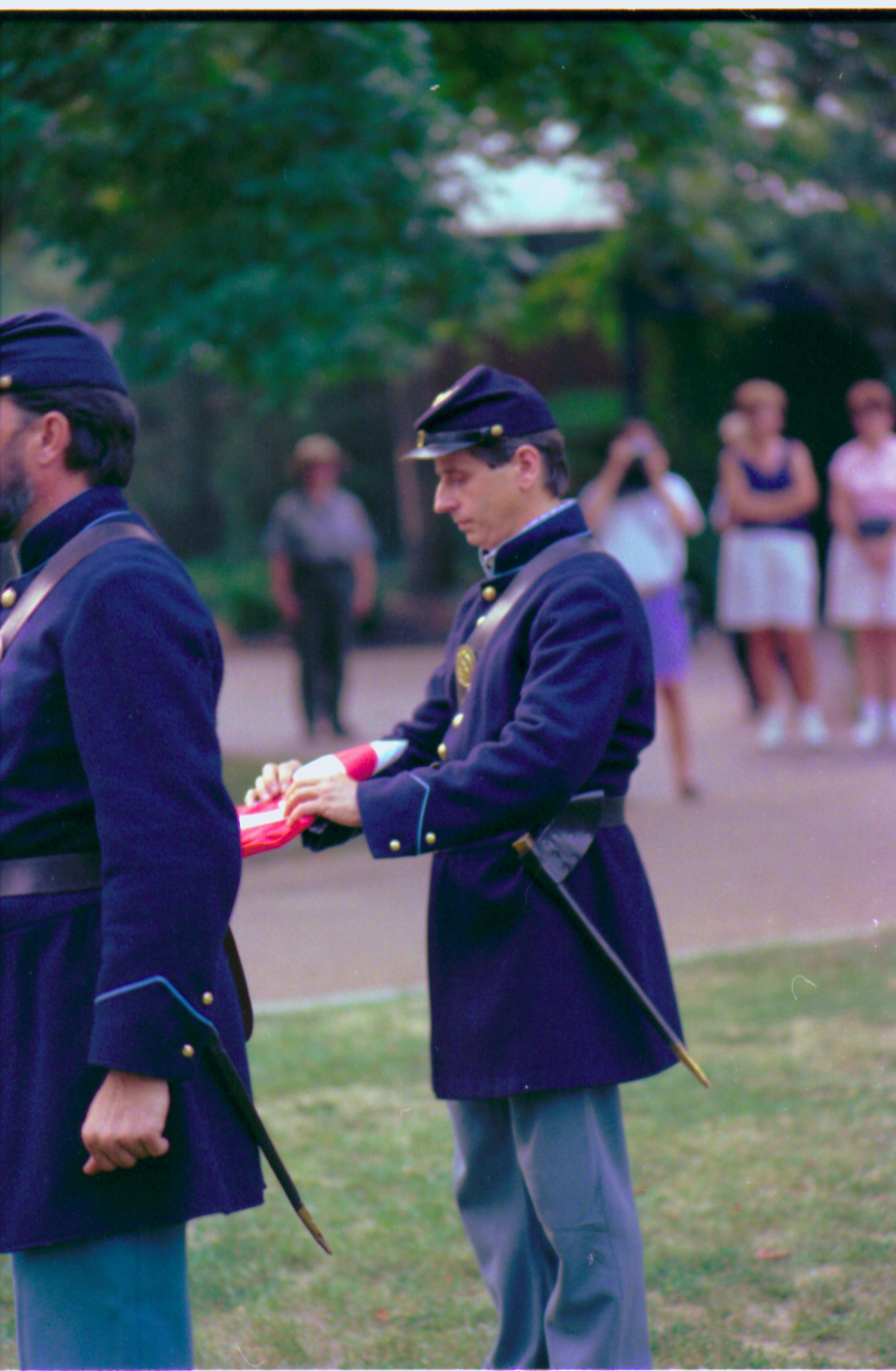 NA Interpretation, Flag, Reenactors