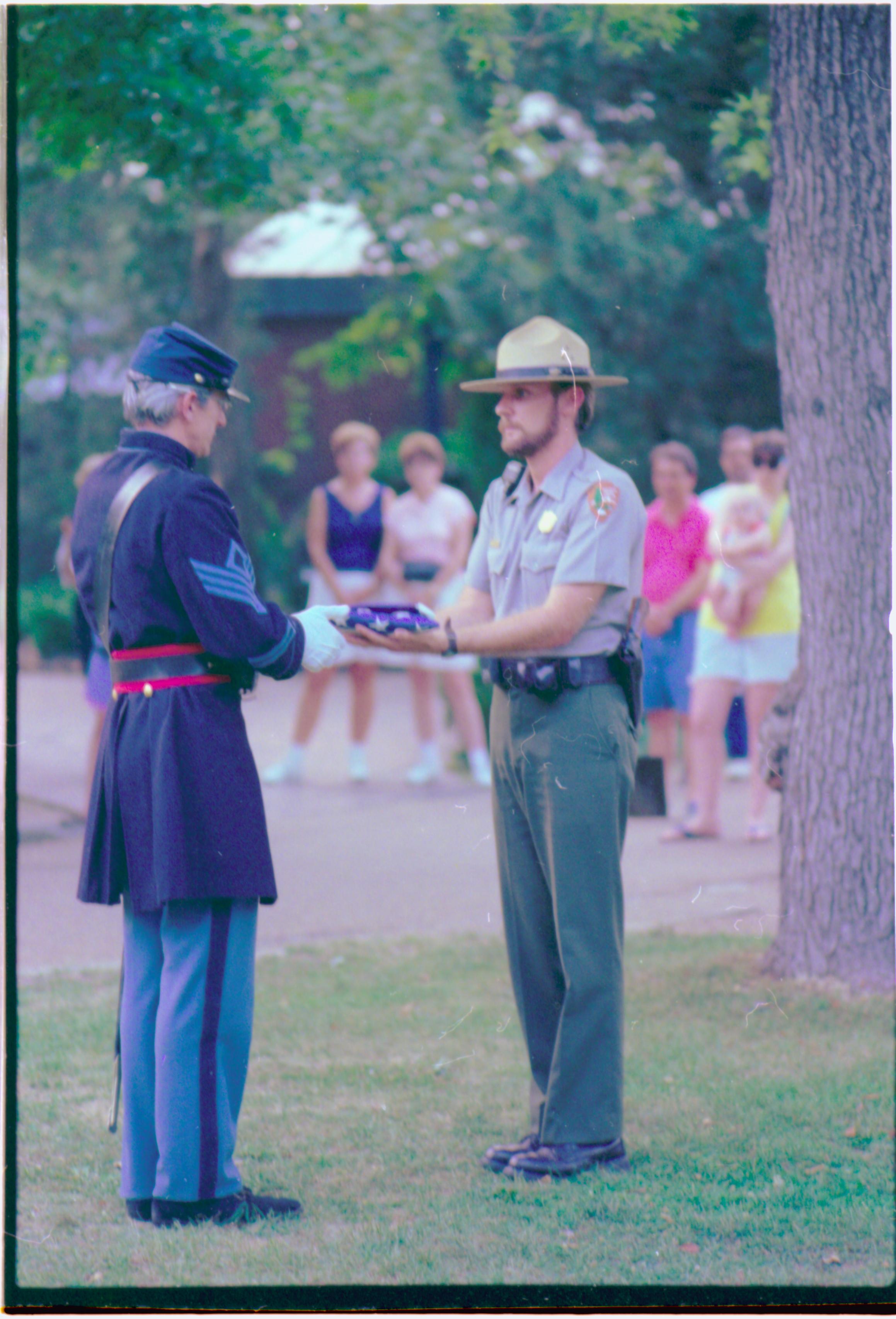 NA Interpretation, Flag, Reenactors