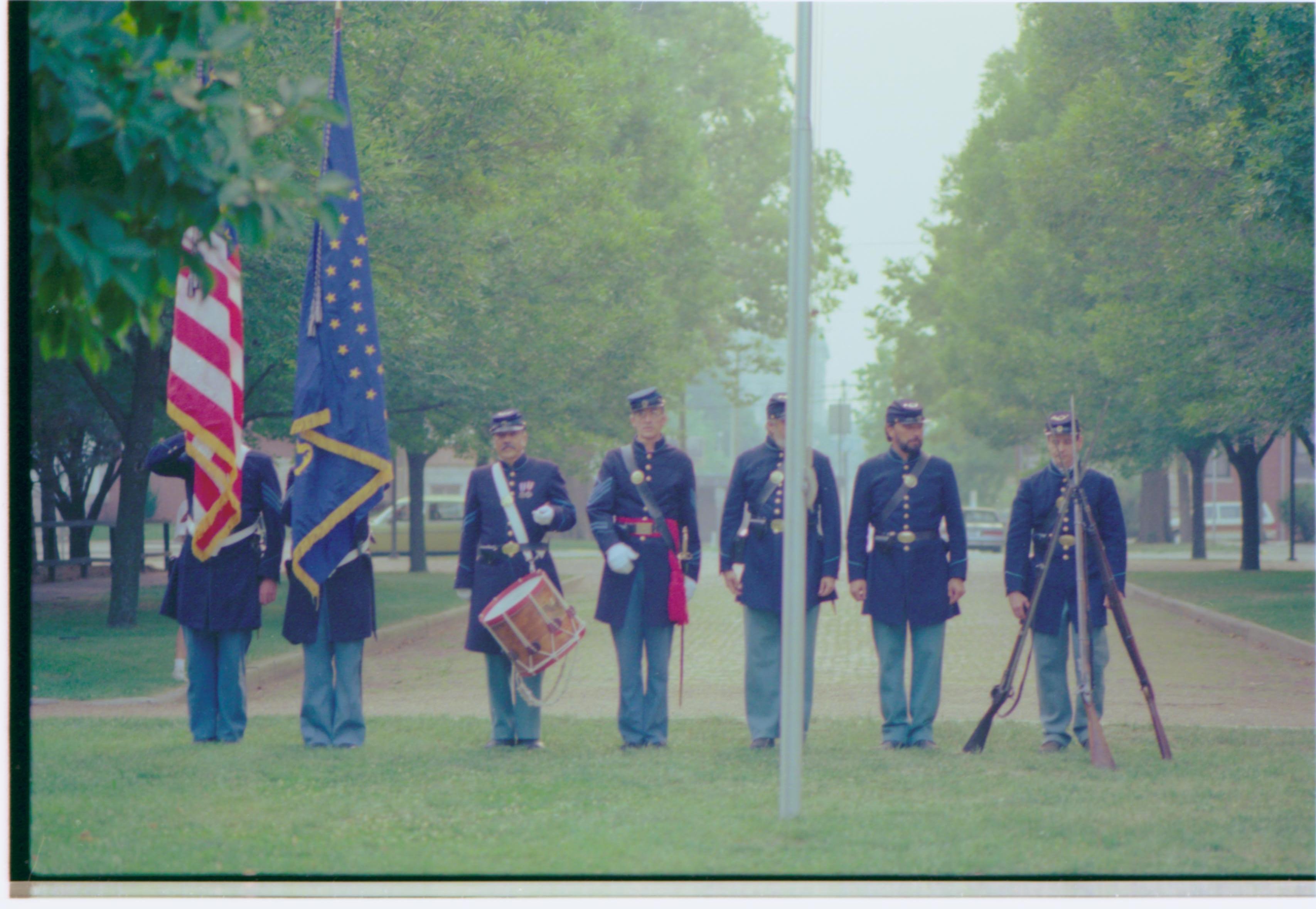 NA Interpretation, Flags, Reenactors