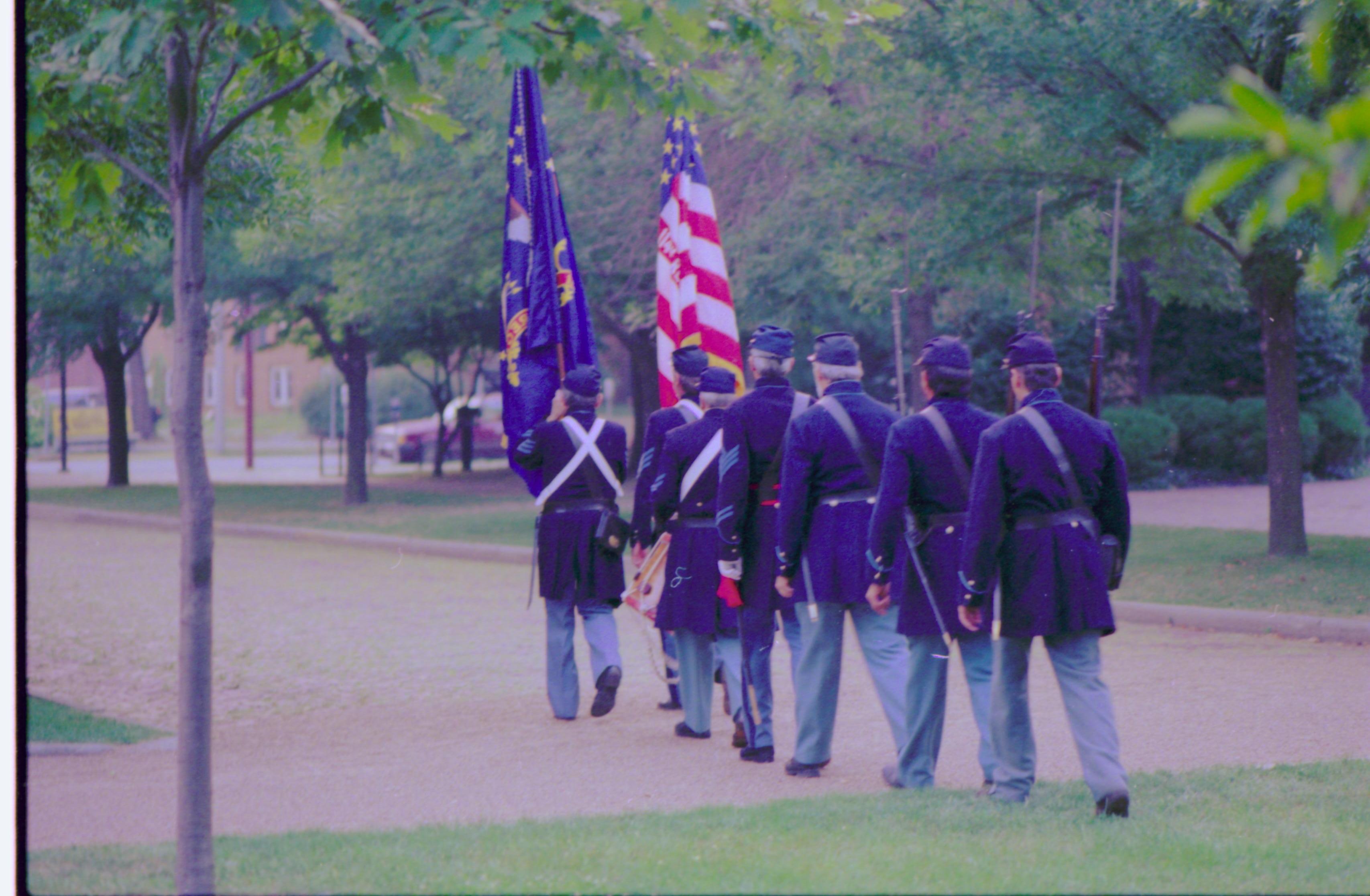 NA Interpretation, Flags, Reenactors