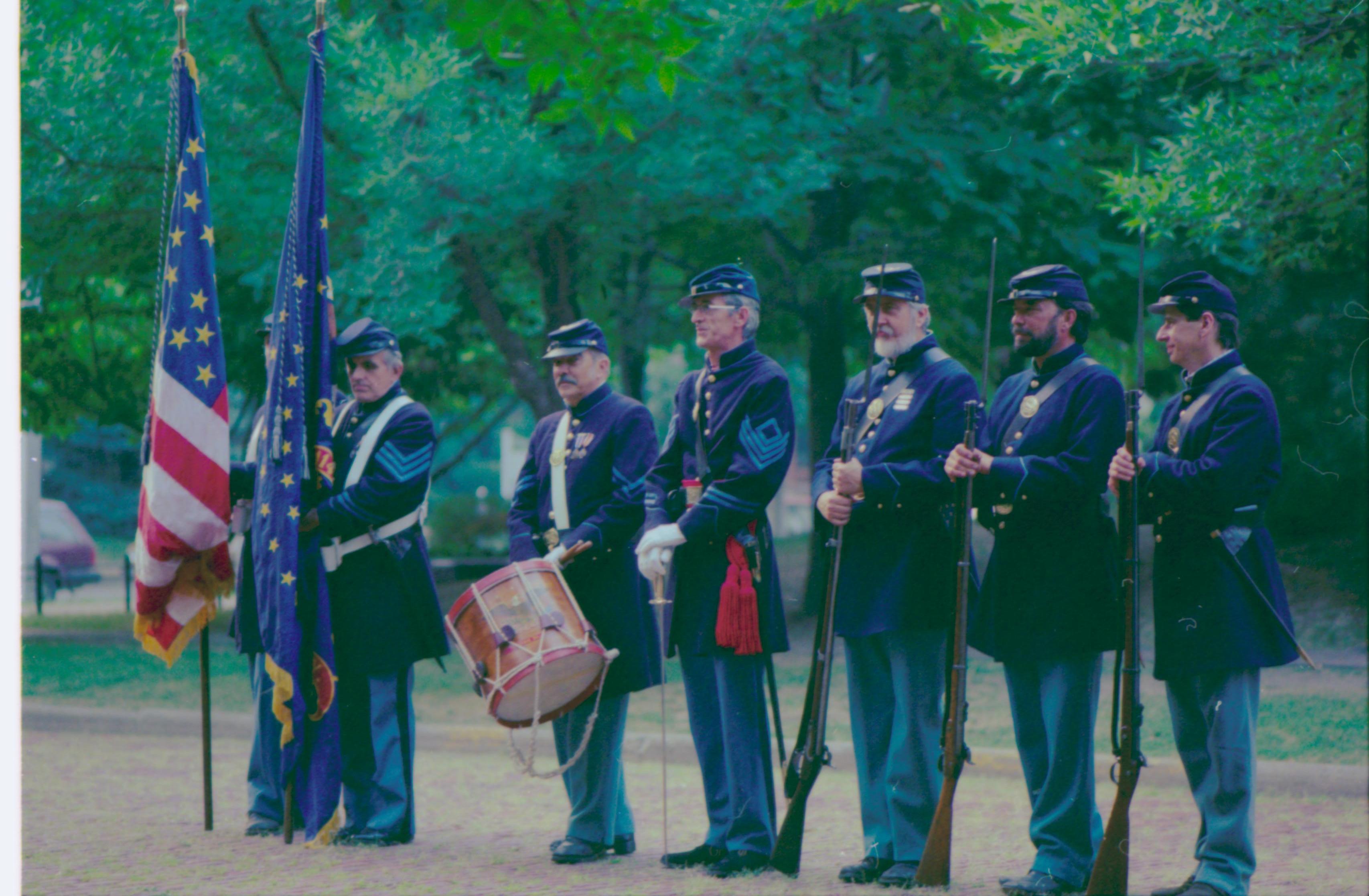 NA Interpretation, Flags, Reenactors