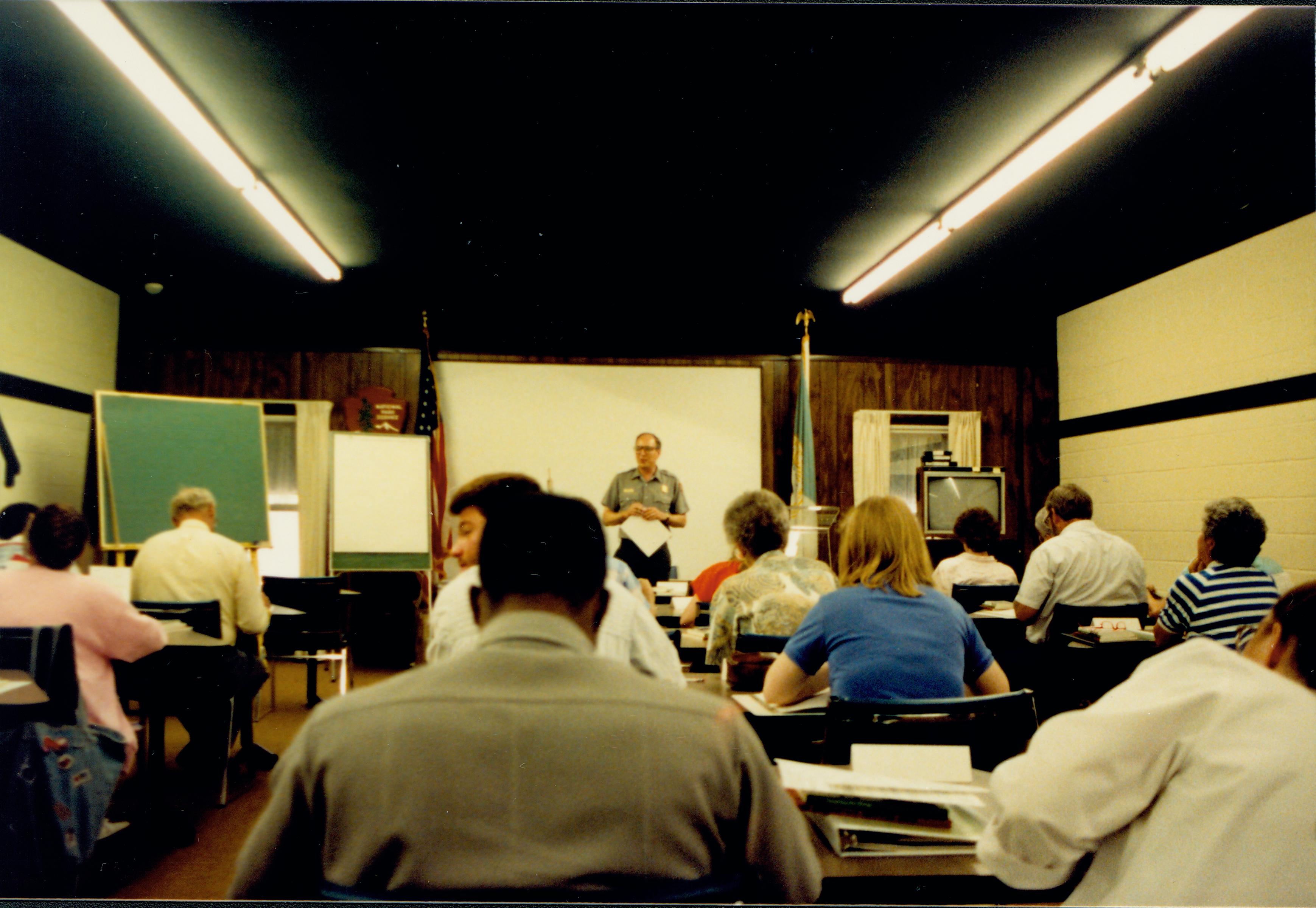 NA Summer interpretive training session, 1989 - Lincoln Home Conference Center Summer Training