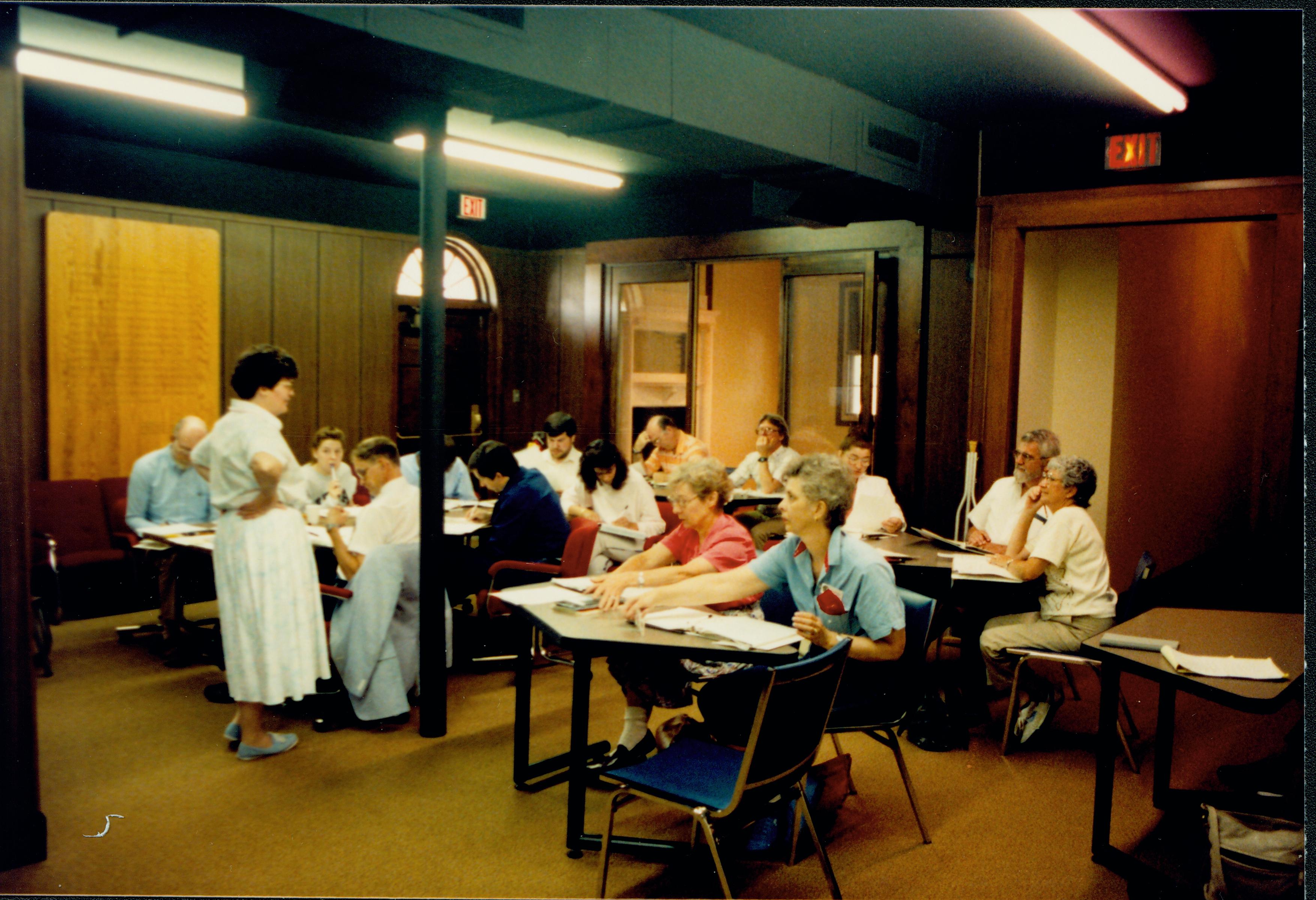 NA Summer interpretive training session, 1989 - Lincoln Home Conference Center Summer Training