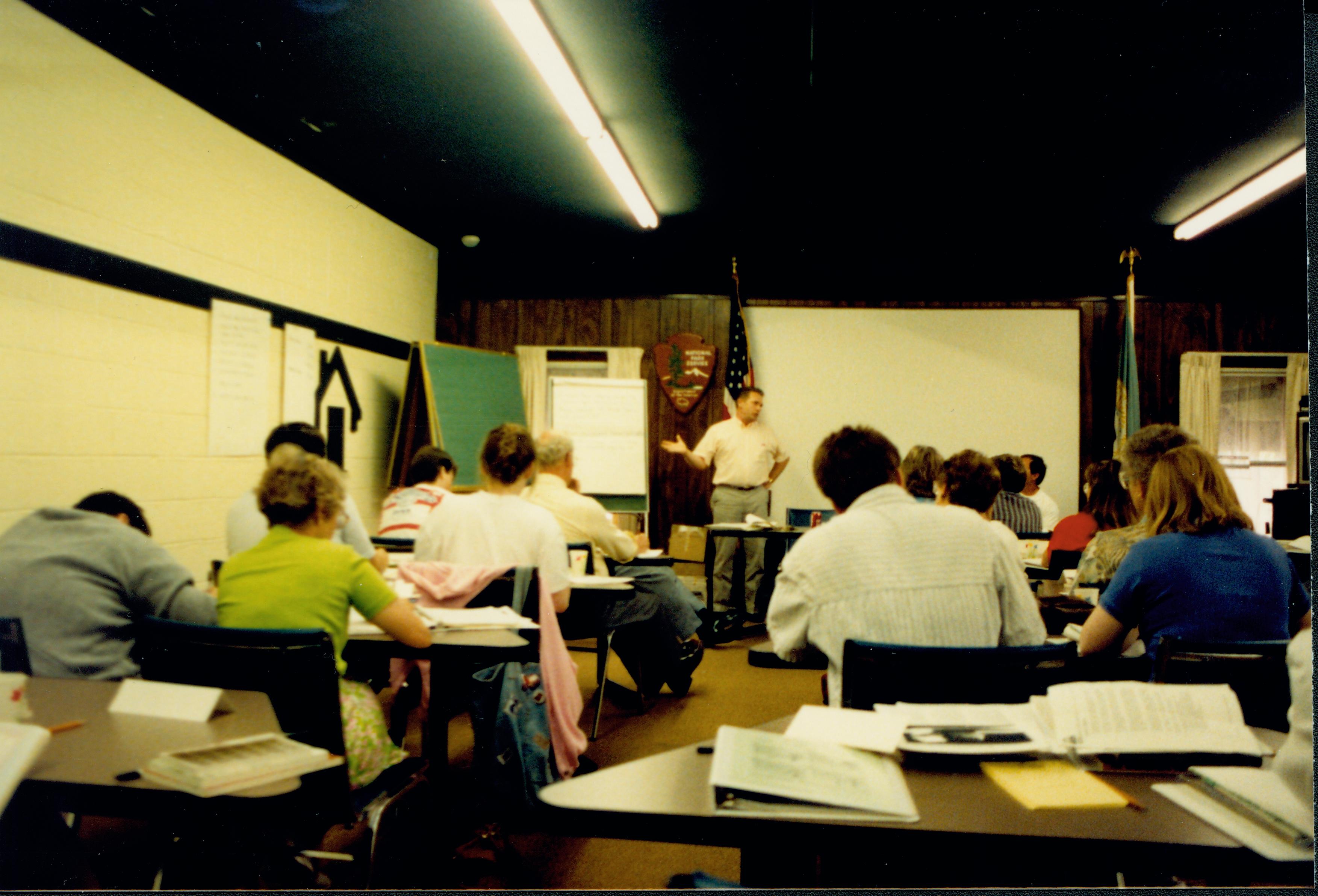 NA Summer interpretive training session, 1989 - Lincoln Home Conference Center Summer Training