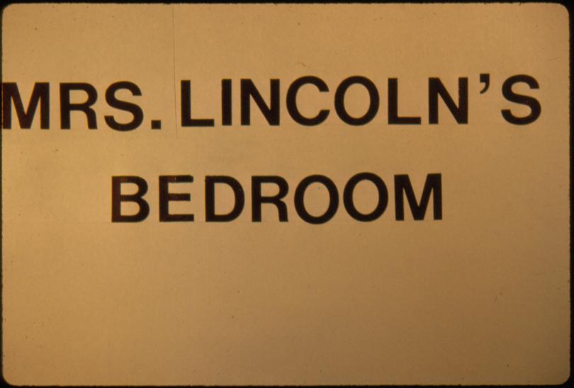 Mrs. Lincoln's Bedroom Slide Show Titles