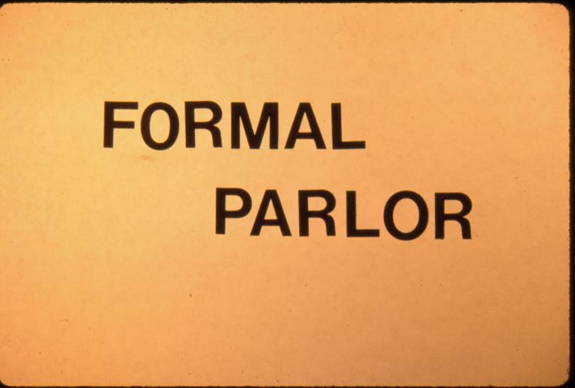 Formal Parlor Slide Show Titles