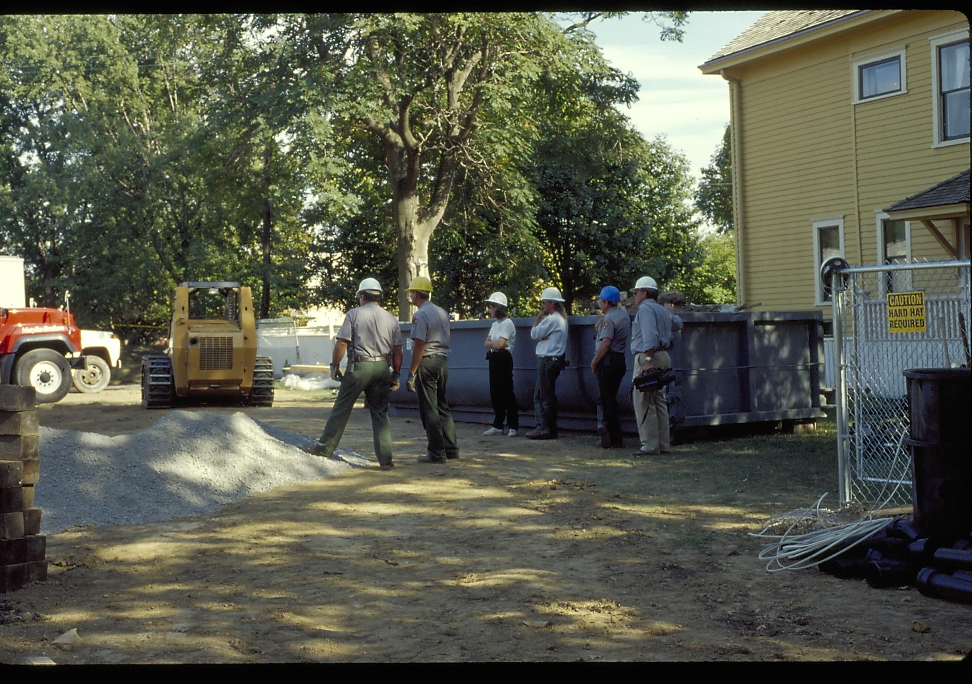 Archaeology House move LIHO NHS- Arnold House Relocation, Roll 15 Color Slides, exp 20 Arnold House, relocation