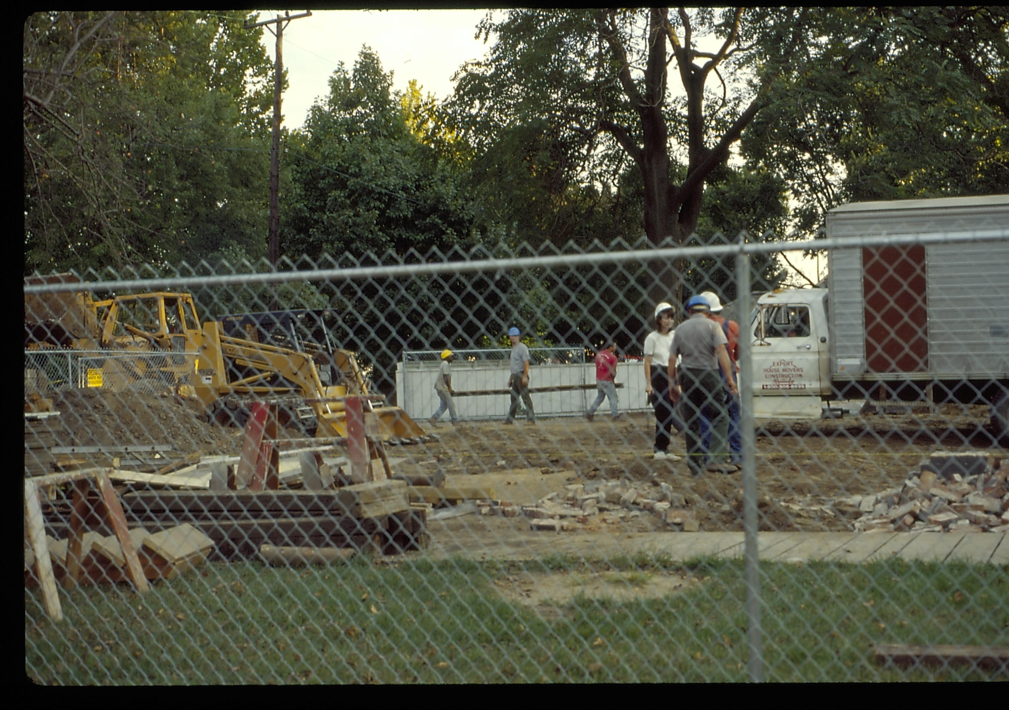 Archaeology House move LIHO NHS- Arnold House Relocation, Roll 15 Color Slides, exp 34 Arnold House, relocation