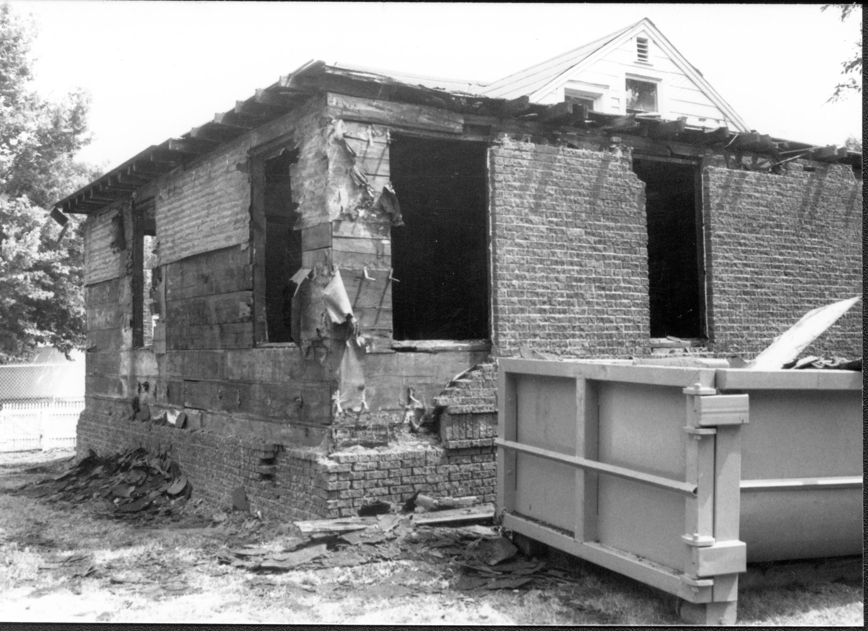 Room 105, Southwest corner LIHO NHS- Arnold House restoration, HS-20, film roll #2 exp 9 Arnold House, restoration, planks