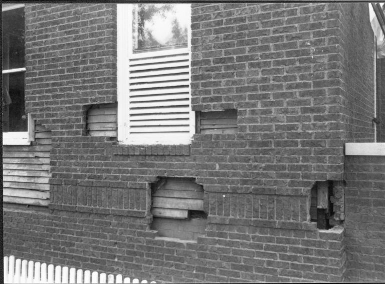 Room 101, Northwest corner LIHO NHS- Arnold House restoration, HS-20, film roll #2 exp 13 Arnold House, restoration