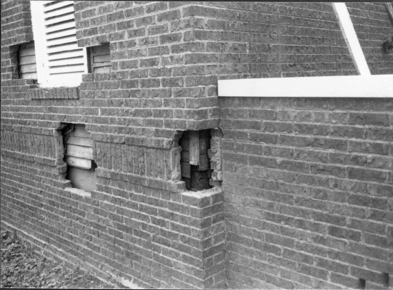 Room 101, Northwest corner LIHO NHS- Arnold House restoration, HS-20, film roll #2 exp 14 Arnold House, restoration