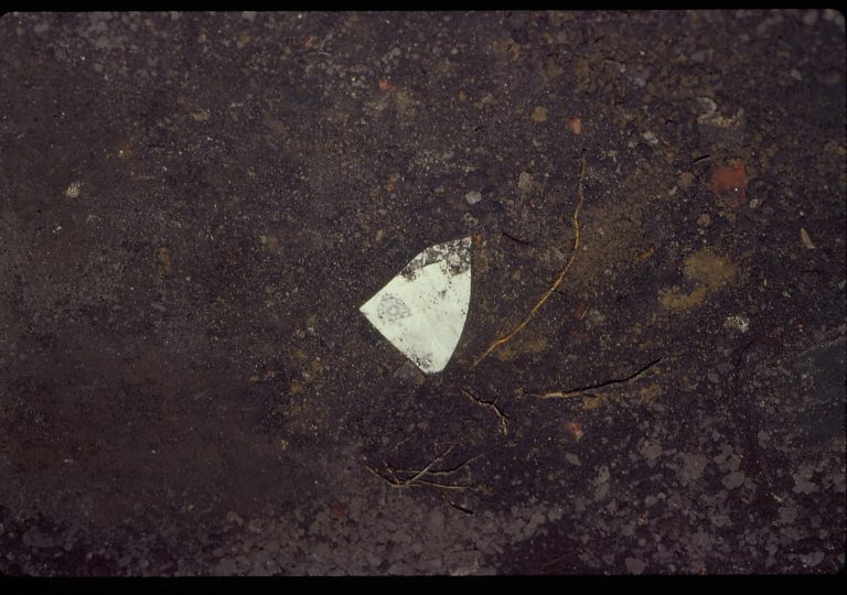 Shard #1, pit #2 LIHO NHS- Arnold House, HS-20 Roll #9 exp 1 Arnold House, restoration