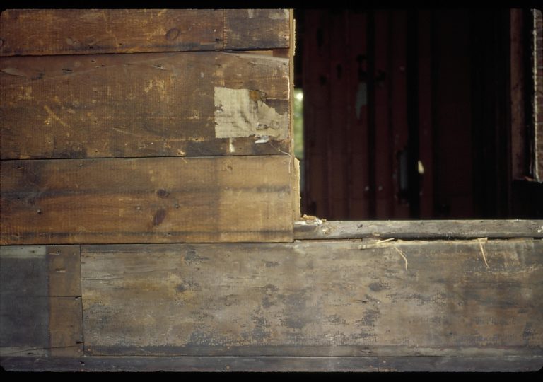 Room 105, planks LIHO NHS- Arnold House, HS-20 Roll #1 7/17-7/23/96, exp 4 Arnold House, restoration