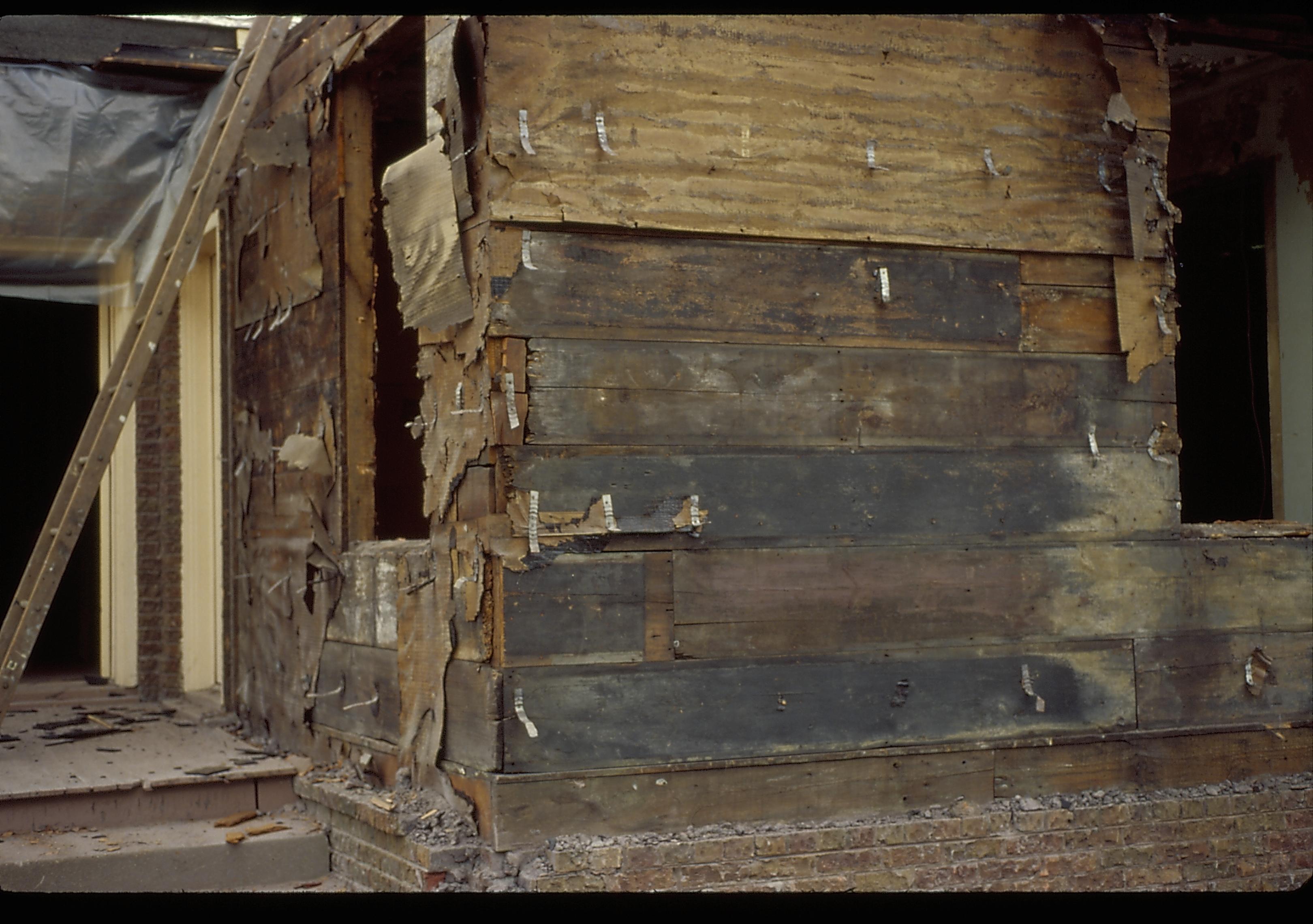 Room 104, planks LIHO NHS- Arnold House, HS-20 Roll #1 7/17-7/23/96, exp 5 Arnold House, restoration