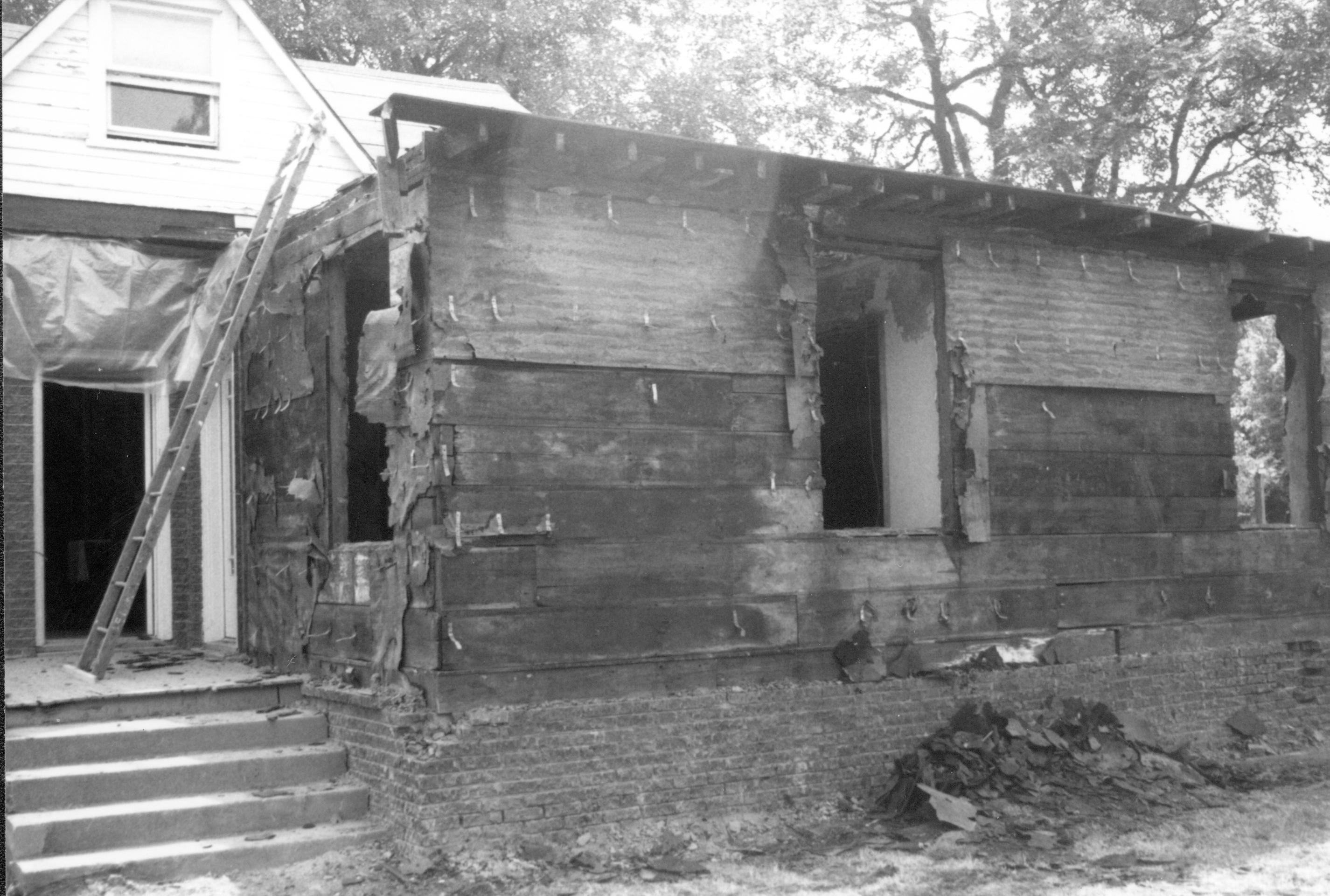 Room 104, planks LIHO NHS- Arnold House restoration, HS-20, film roll #2 exp 3 Arnold House, restoration, planks