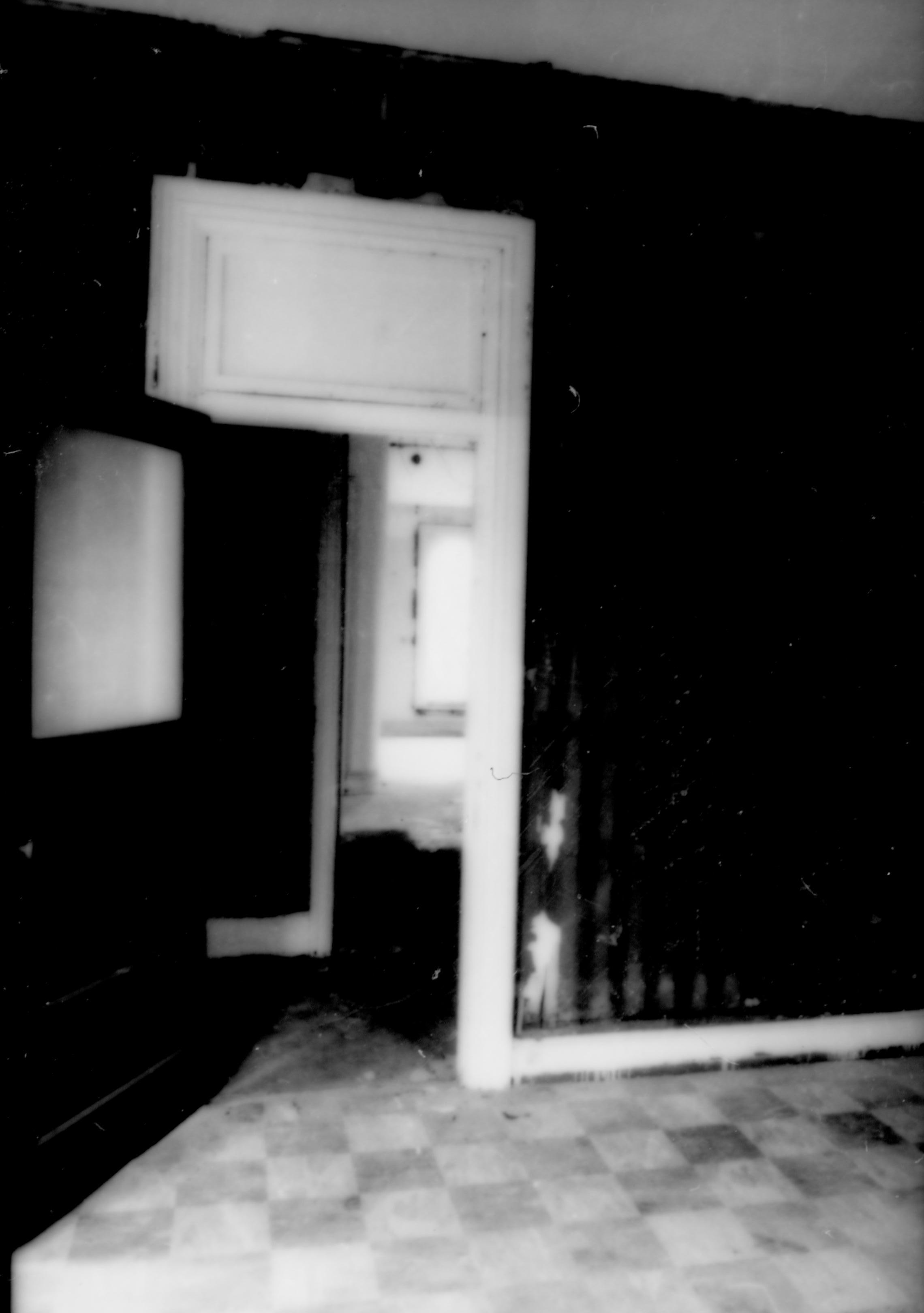 Purpose: Document existing conditions before major removals begin; Stuve House, second floor, Room 205, west wall, looking through door to Room 211 Lincoln Home NHS- Stuve House HS-05-007, exp 3 Stuve House, removals