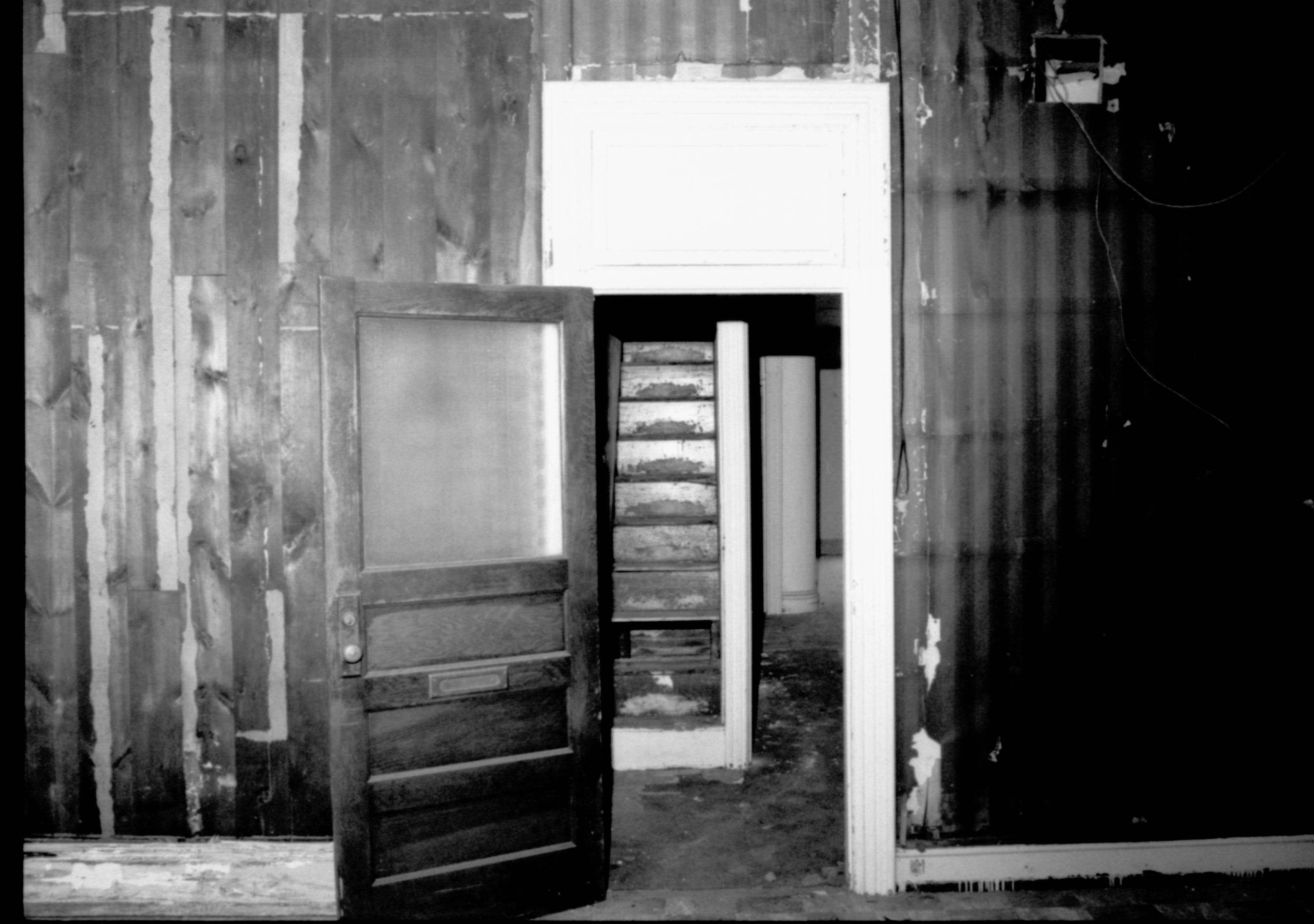 Purpose: Document existing conditions before major removals begin; Stuve House, second floor, Room 205, west wall Lincoln Home NHS- Stuve House HS-05-002, exp 2 Stuve House, removals