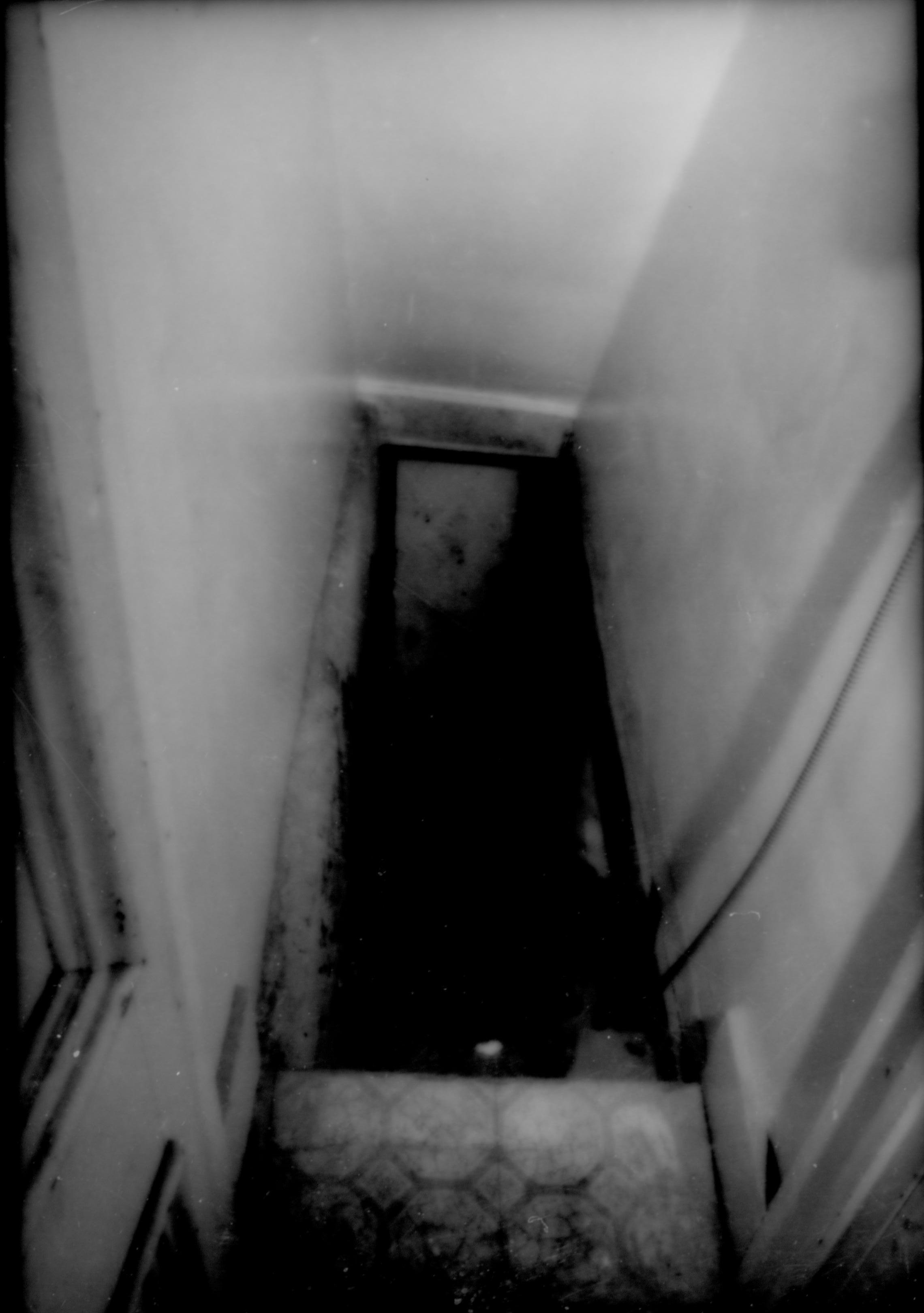 Purpose: Document existing conditions before major removals begin; Stuve House, first floor, stairway to basement Lincoln Home NHS- Stuve House HS-05-011, exp 22 Stuve House, removals