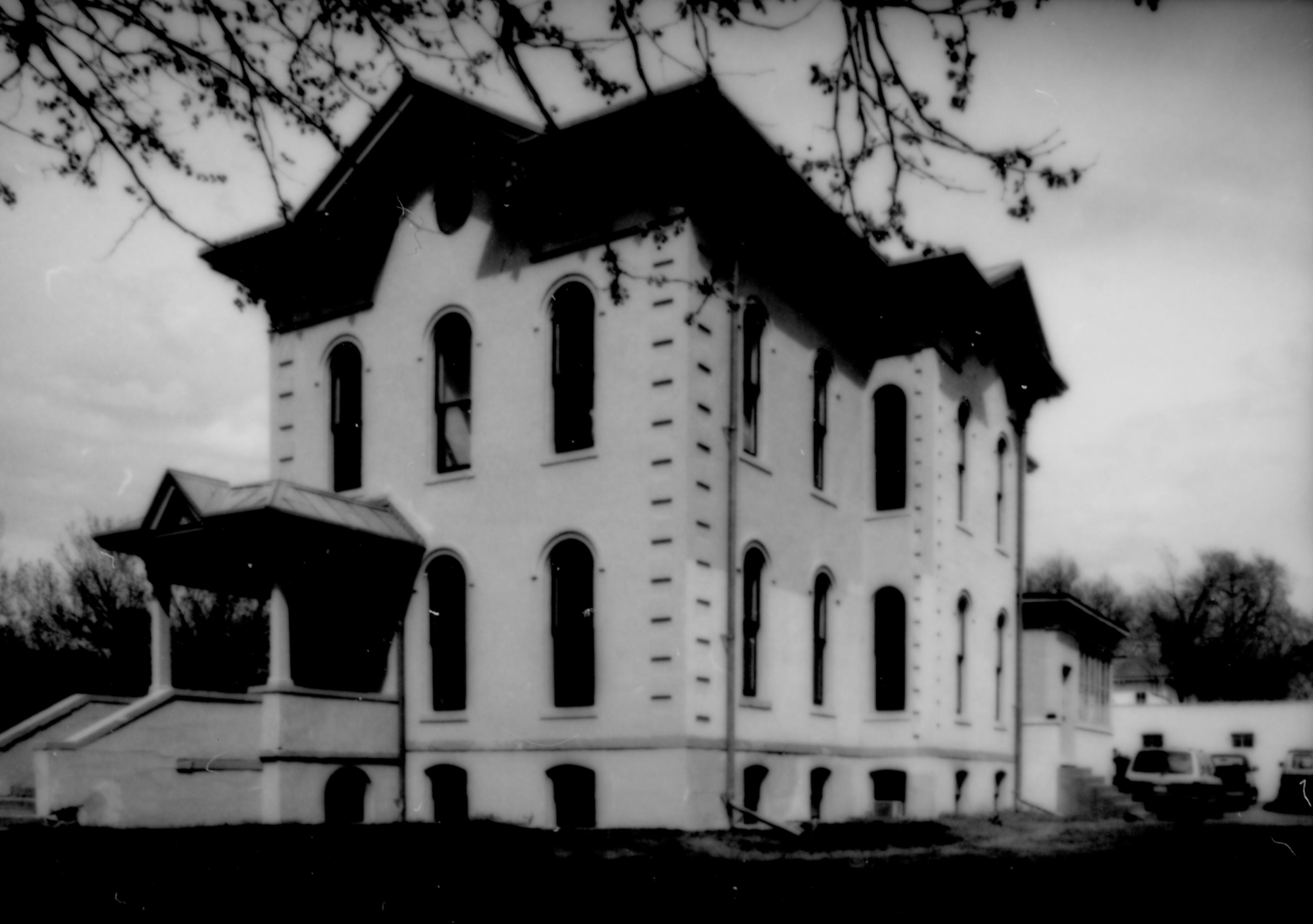 Purpose: Document existing conditions before major removals begin; Stuve House, exterior, southwest corner Lincoln Home NHS- Stuve House HS-05-015, exp 23 Stuve House, removals