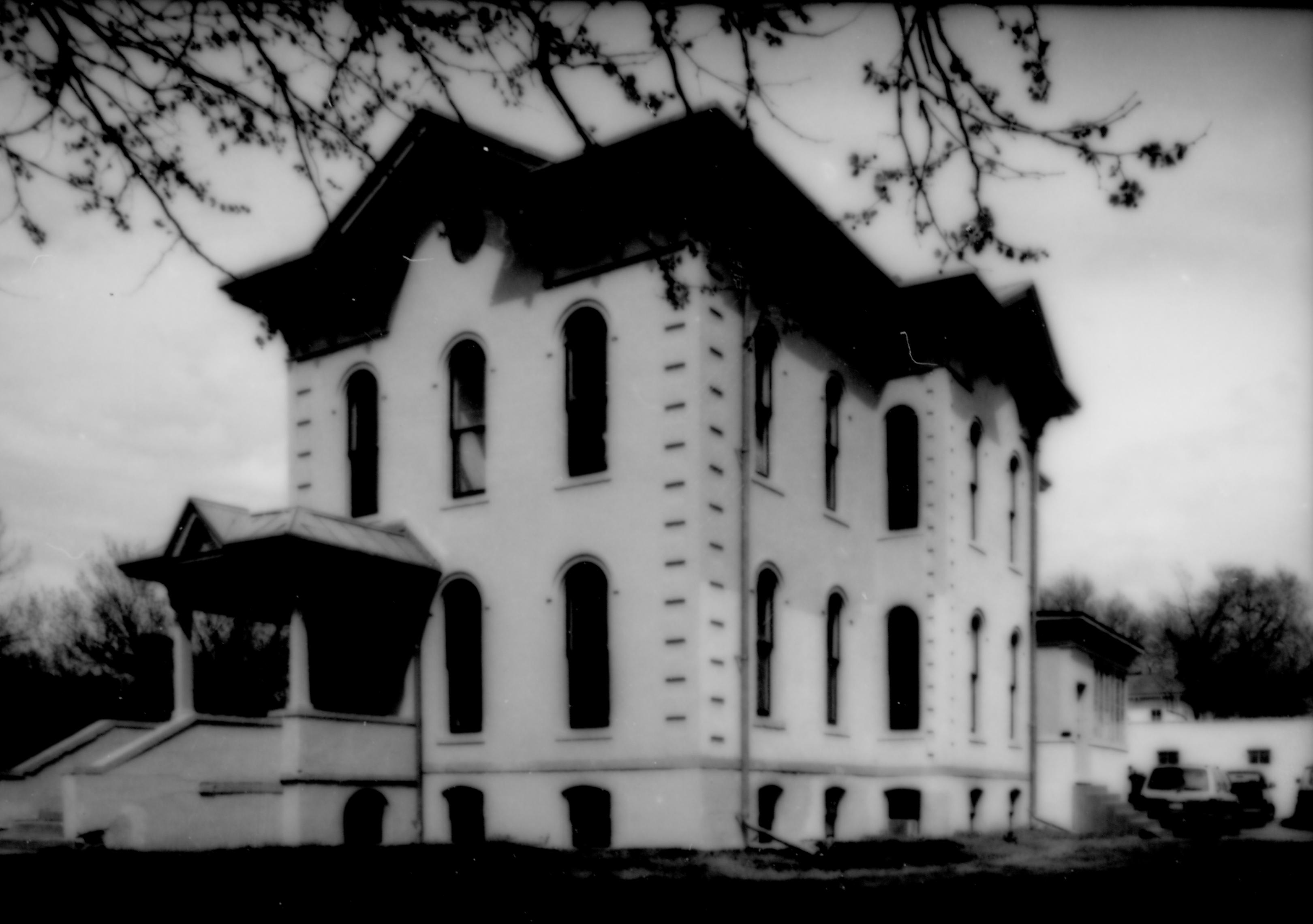 Purpose: Document existing conditions before major removals begin; Stuve House, exterior, southwest corner Lincoln Home NHS- Stuve House HS-05-015, exp 24 Stuve House, removals