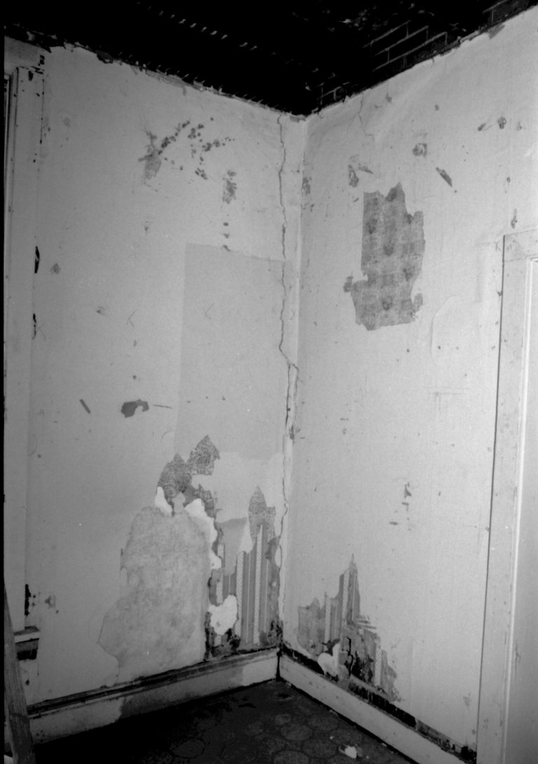 Purpose: Document existing conditions before major removals begin; Stuve House Lincoln Home NHS- Stuve House HS-05-021 exp 4 Stuve House, removals
