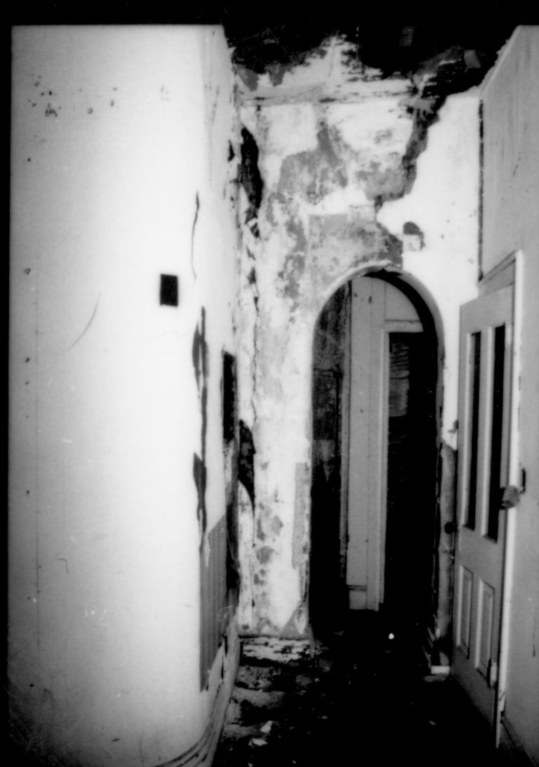 Purpose: Document existing conditions before major removals begin; Stuve House, Room 204, interior doorway Lincoln Home NHS- Stuve House HS-05-004, exp 7 Stuve House, removals